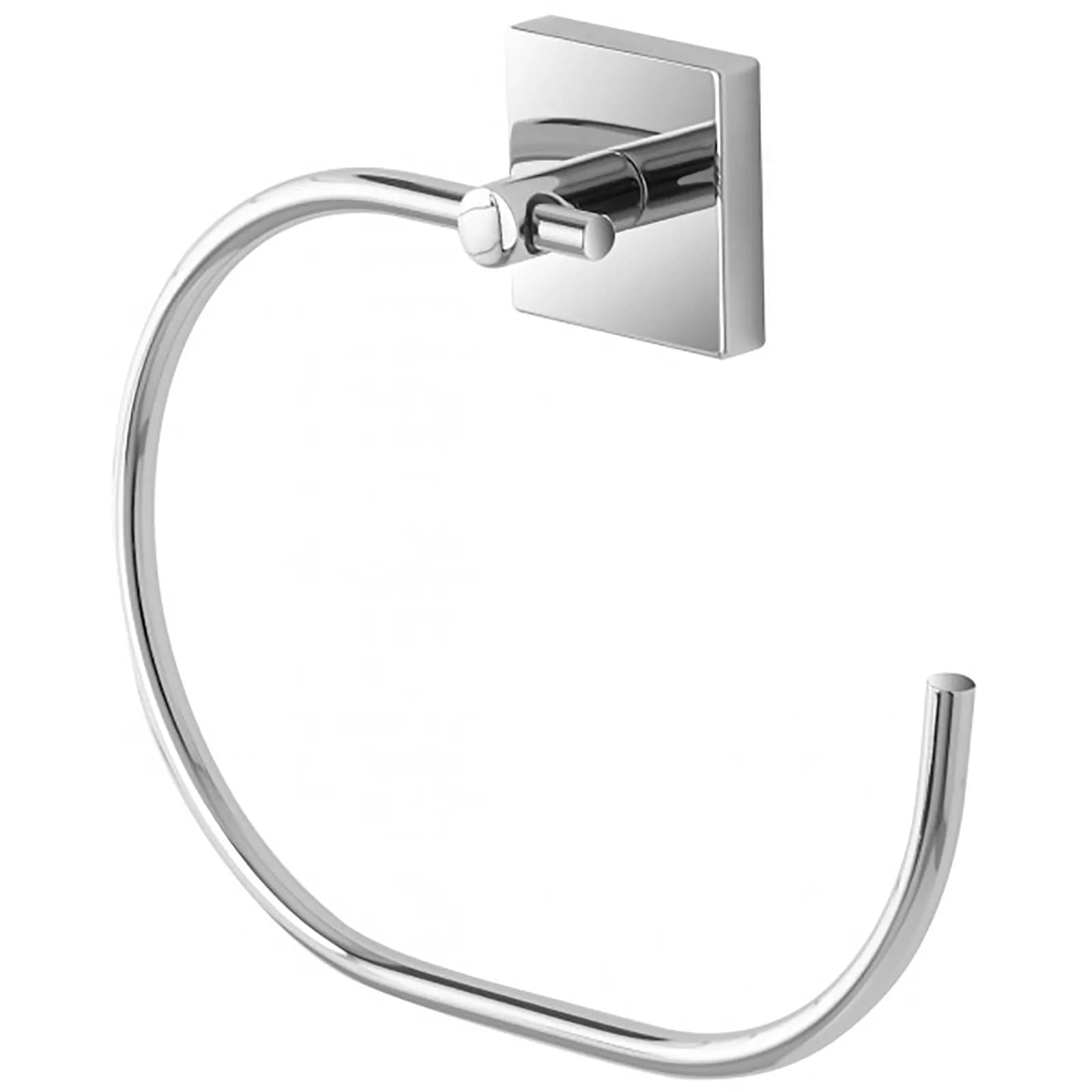 Set 5 accessori da bagno a muro in vetro e acciaio cromato - Myeasyset