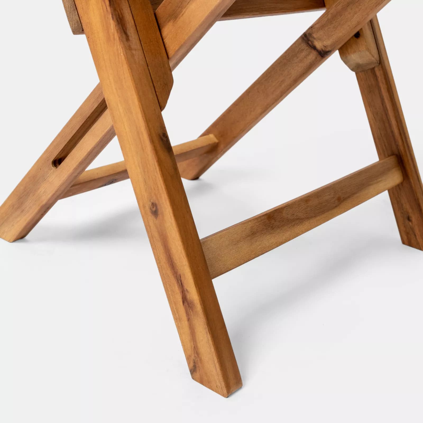 Set di 4 sedie pieghevoli in legno massello di acacia - Nauru