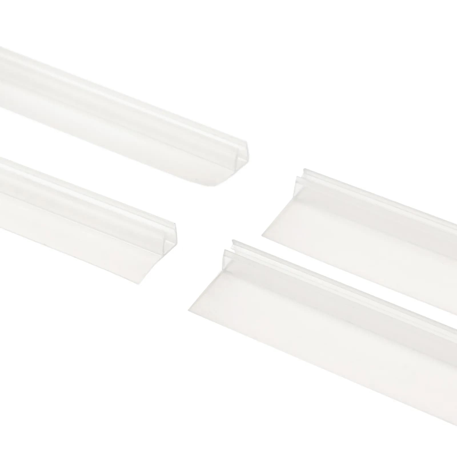 Set guarnizioni salvagoccia verticale per ricambi box doccia trasparenti 195h - Moritz