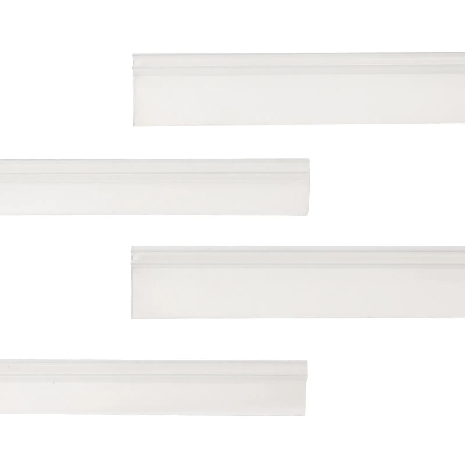 Set guarnizioni salvagoccia verticale per ricambi box doccia trasparenti 195h - Moritz