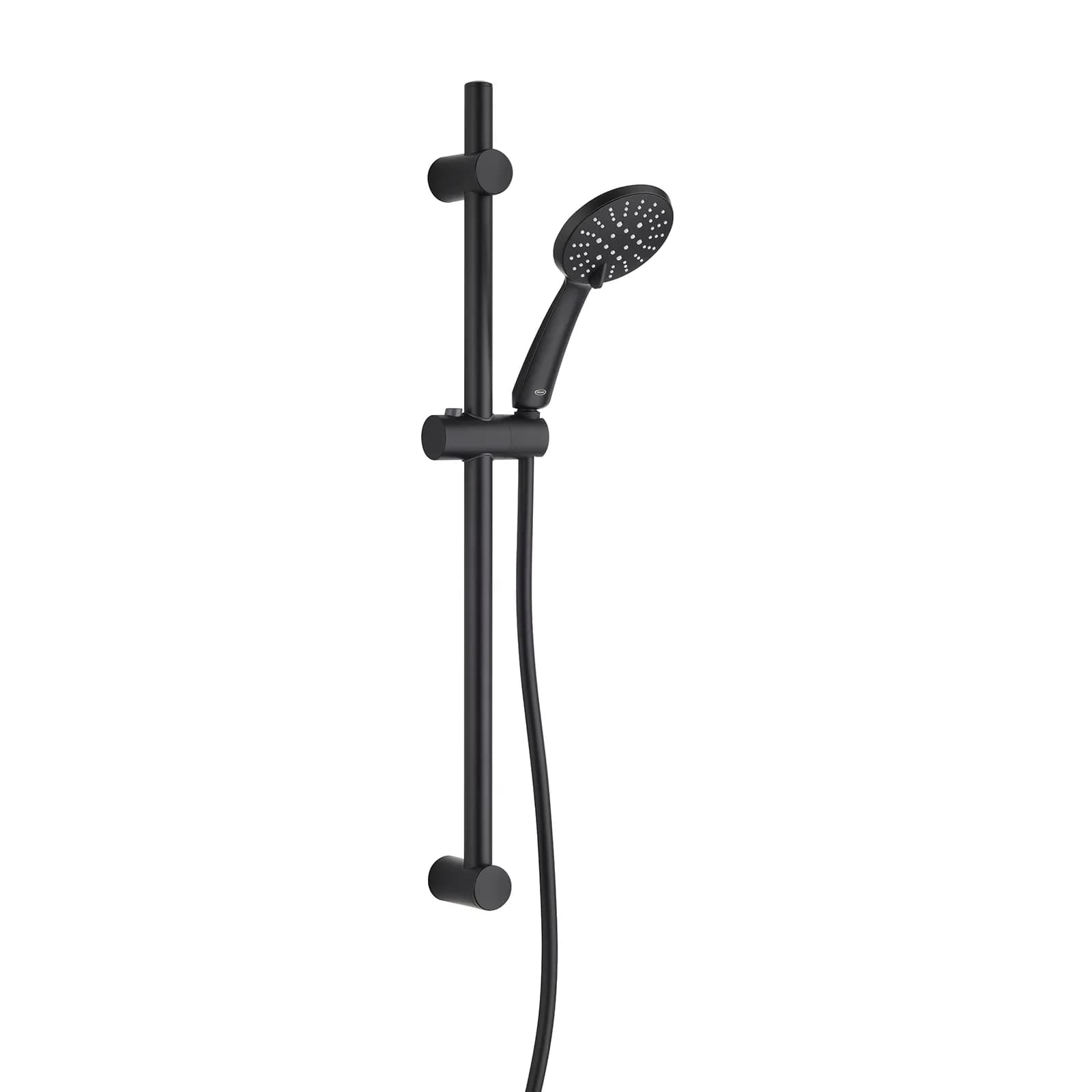Set incasso doccia con saliscendi e doccino slim multigetto nero opaco - Gun di Jacuzzi Rubinetteria