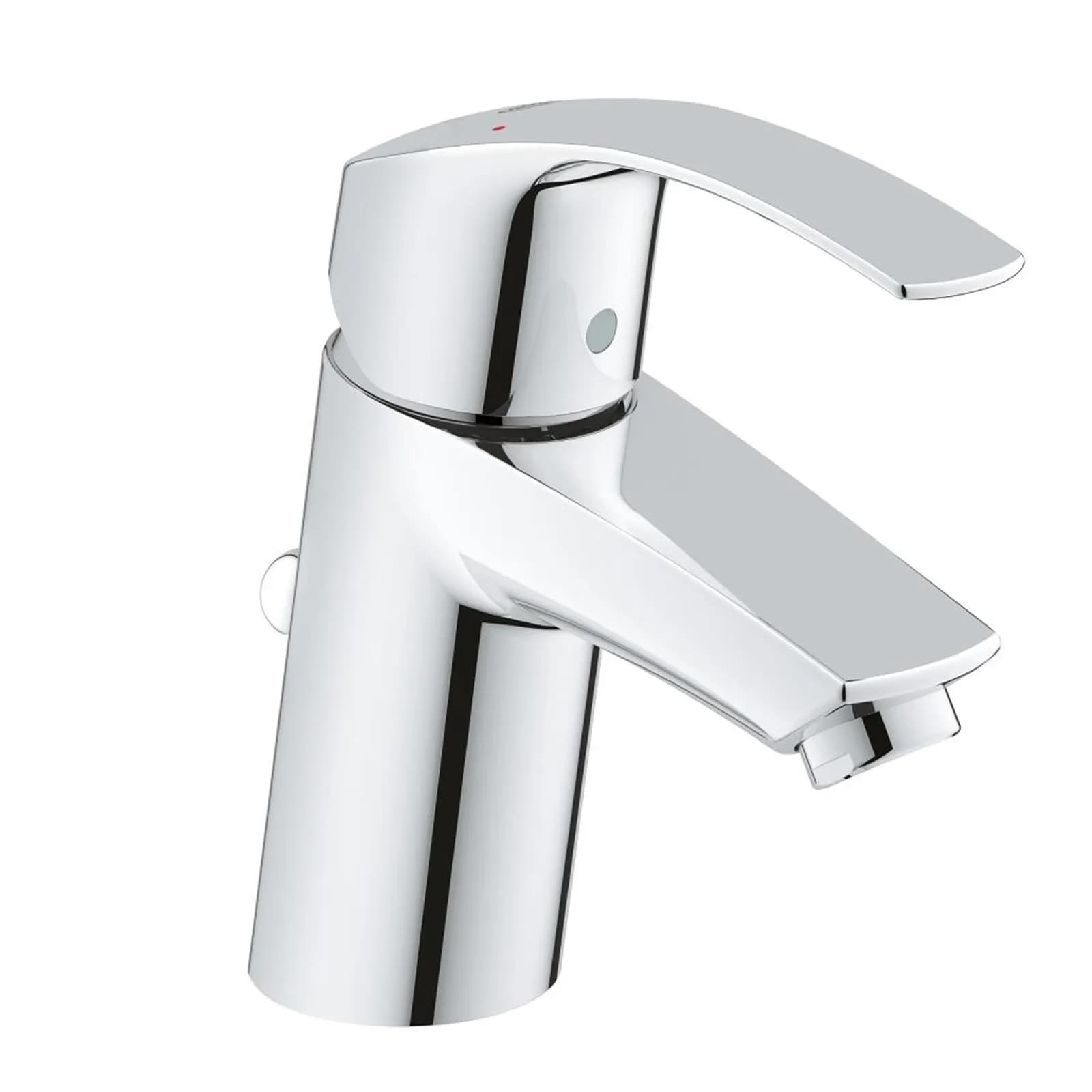 Set miscelatori lavabo e bidet Grohe Eurosmart New taglia S monocomando con piletta di scarico