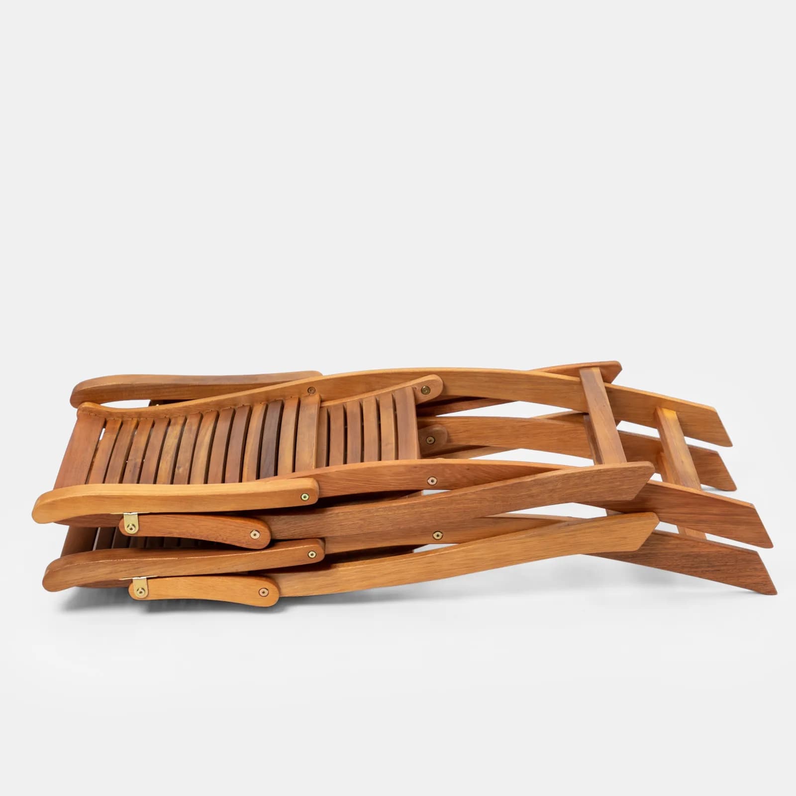 Set pranzo tavolo allungabile 180/260x110 cm e 8 sedie pieghevoli in legno di acacia - Paja
