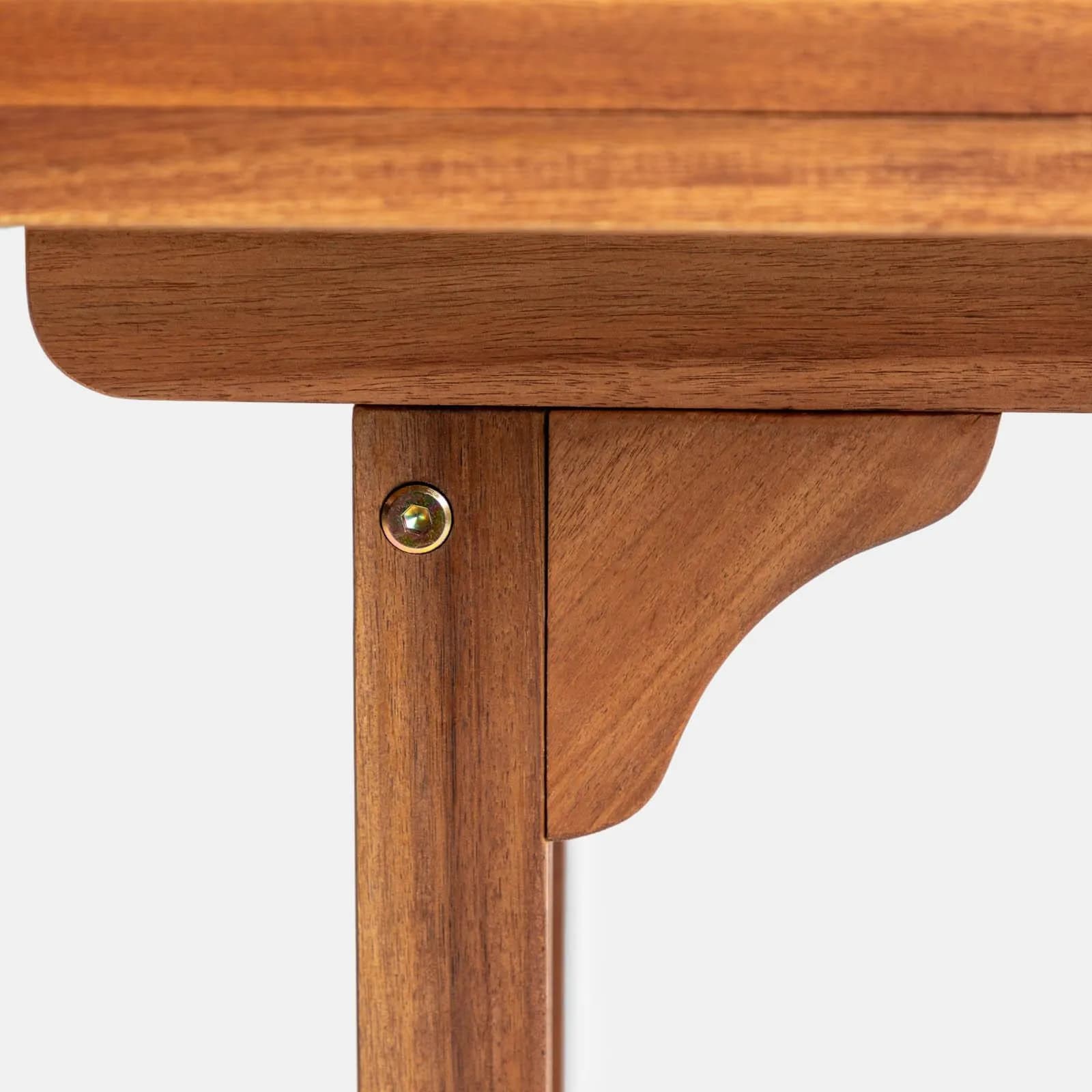 Set pranzo tavolo allungabile 120/160x80 e 4 sedie con braccioli in legno di acacia - Paja