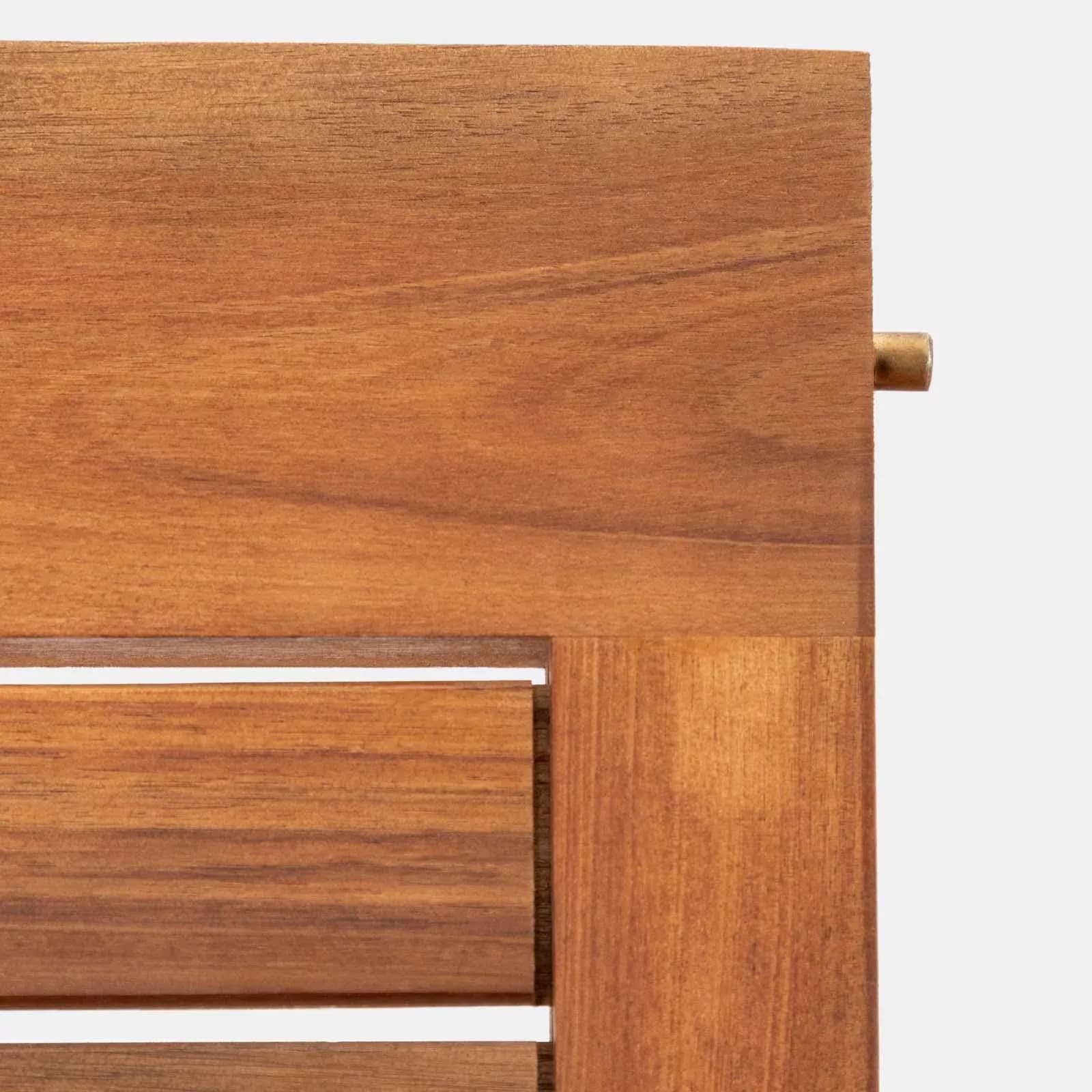 Set pranzo tavolo allungabile 150/200x100 cm e 4 sedie in legno di acacia – Paja