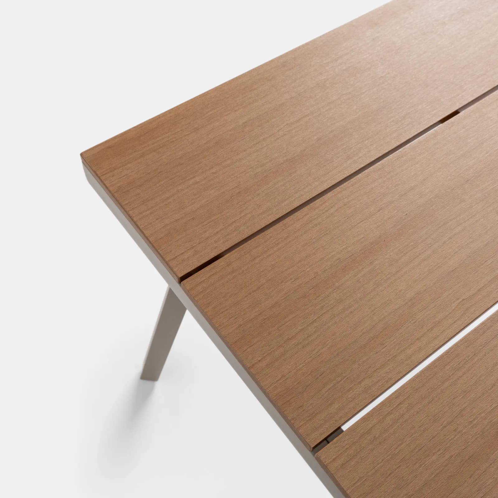Set pranzo tavolo 90x90 cm e 4 sedie in metallo e corda tortora - Ibisco