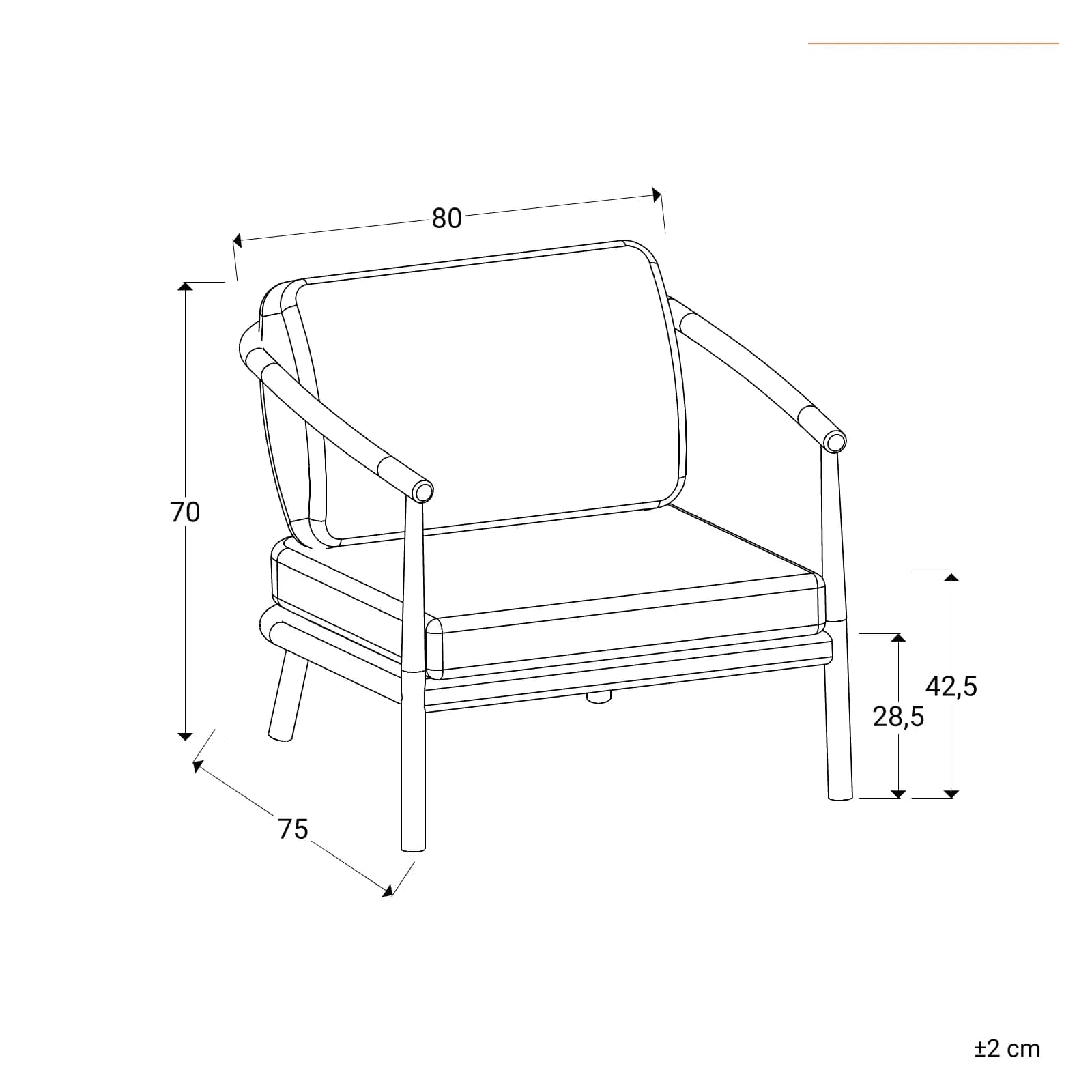 Set relax 5 posti in alluminio effetto legno e dettagli in corda con cuscini grigi - Thaier