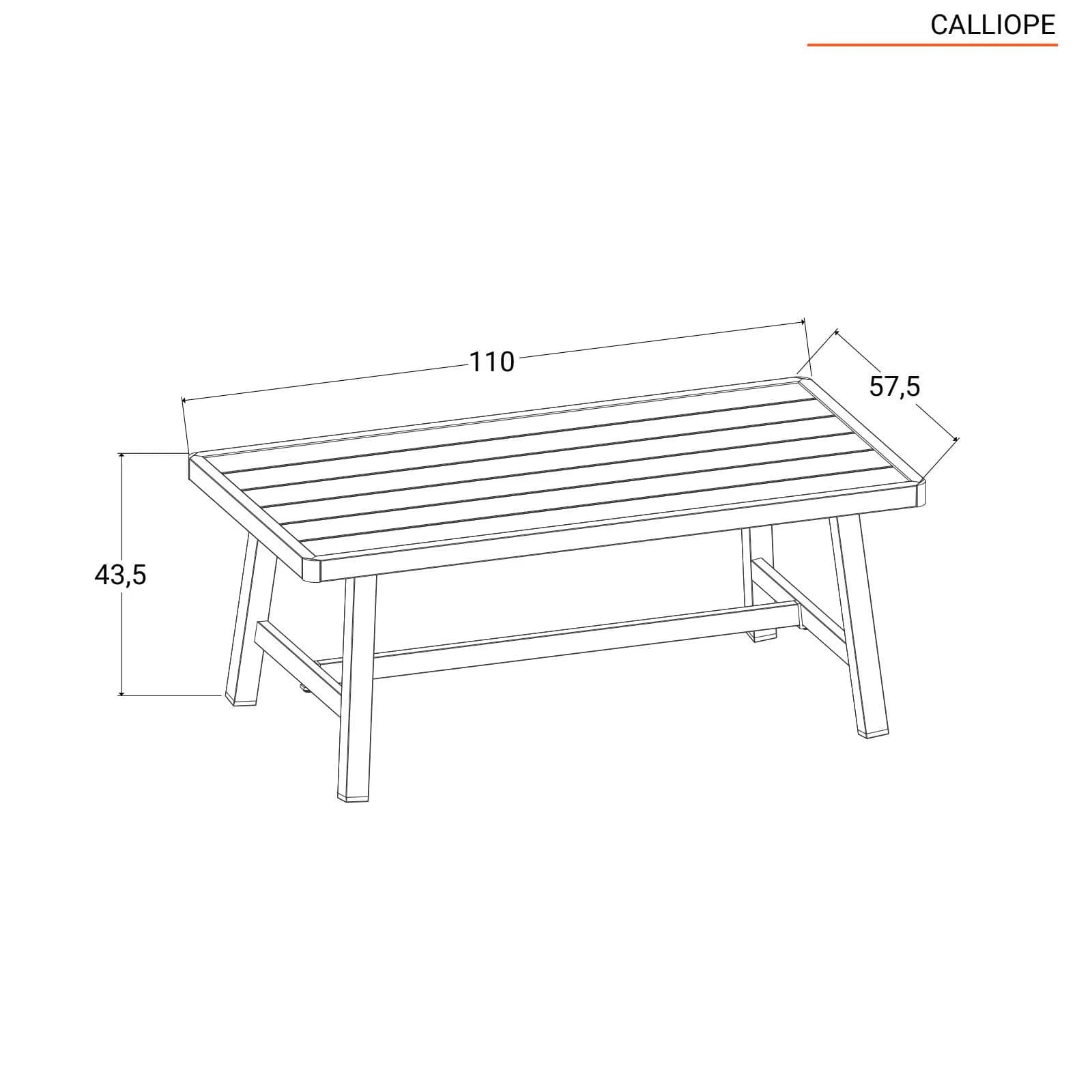 Set relax da esterni 5 posti tortora con cuscini tortora - Calliope