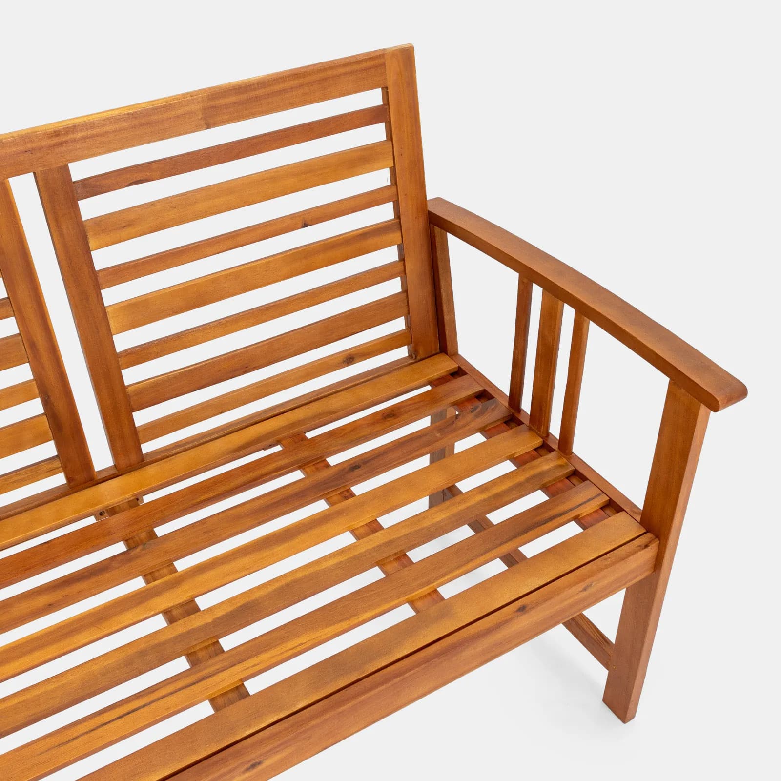 Set relax da giardino 4 posti in legno di acacia con cuscini tortora - Smeraldo