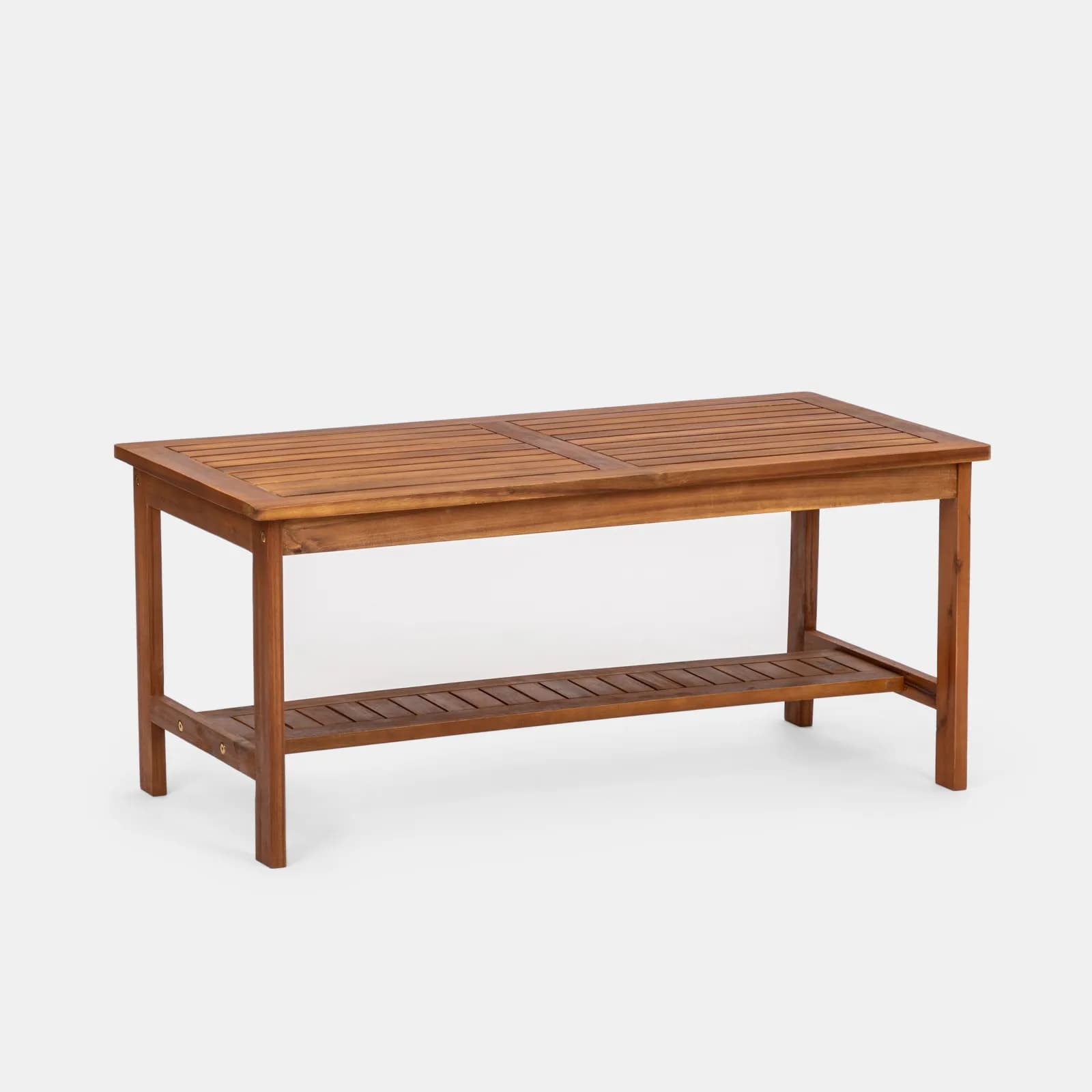 Set relax da giardino 4 posti in legno di acacia con cuscini tortora - Smeraldo