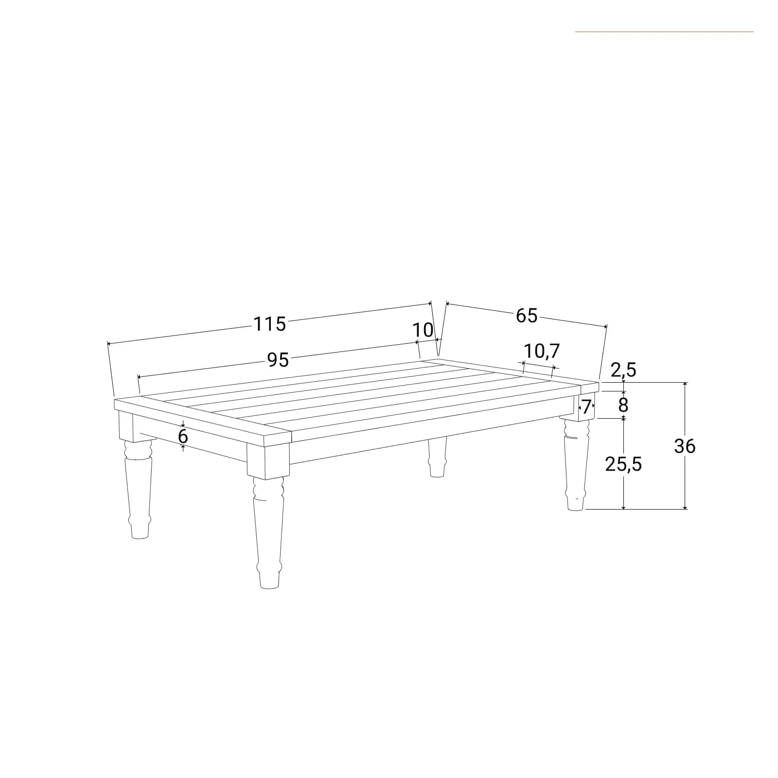 Set relax da giardino in teak con cuscini ecrù e tavolino - Belem