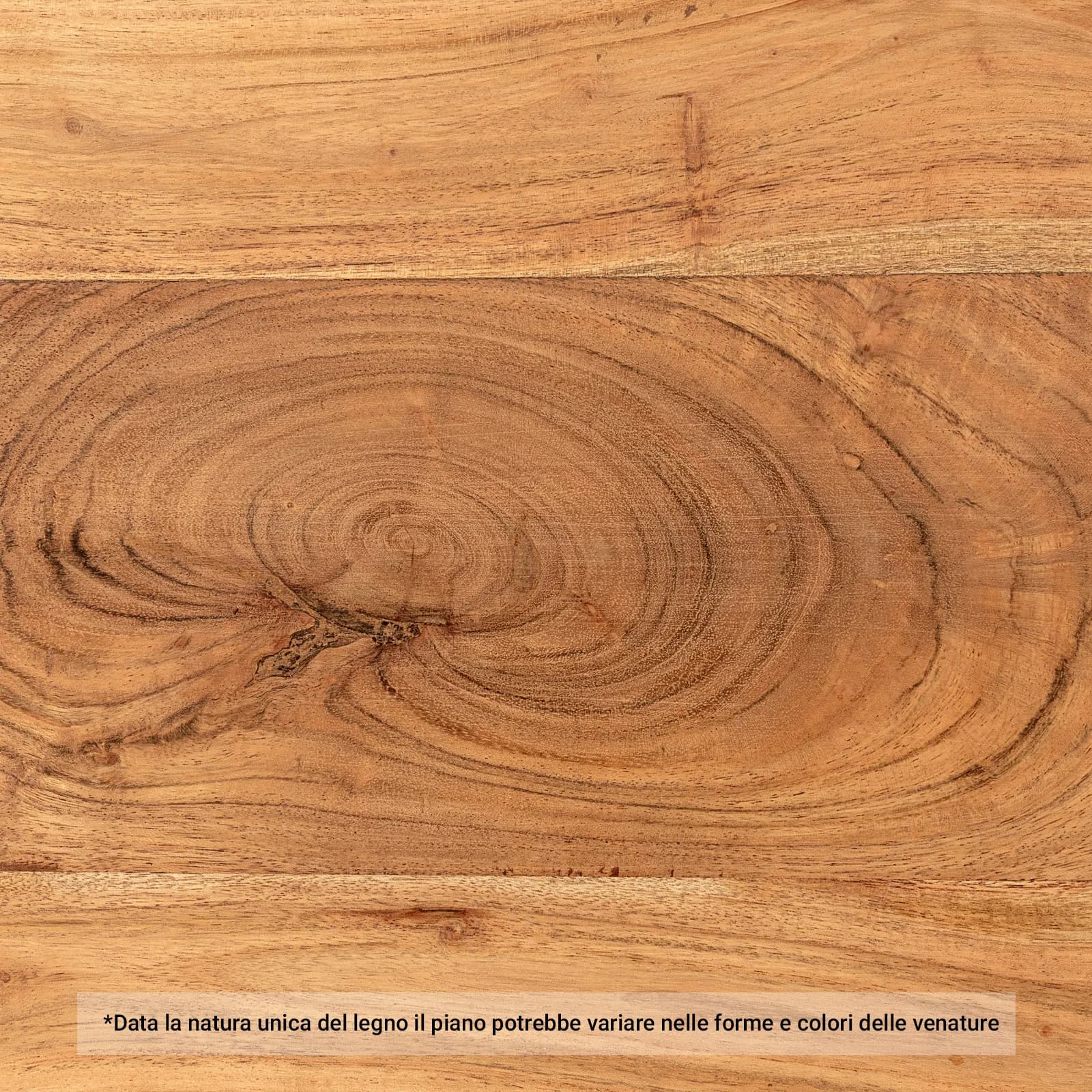Sgabello in legno di acacia - Freia Acacia