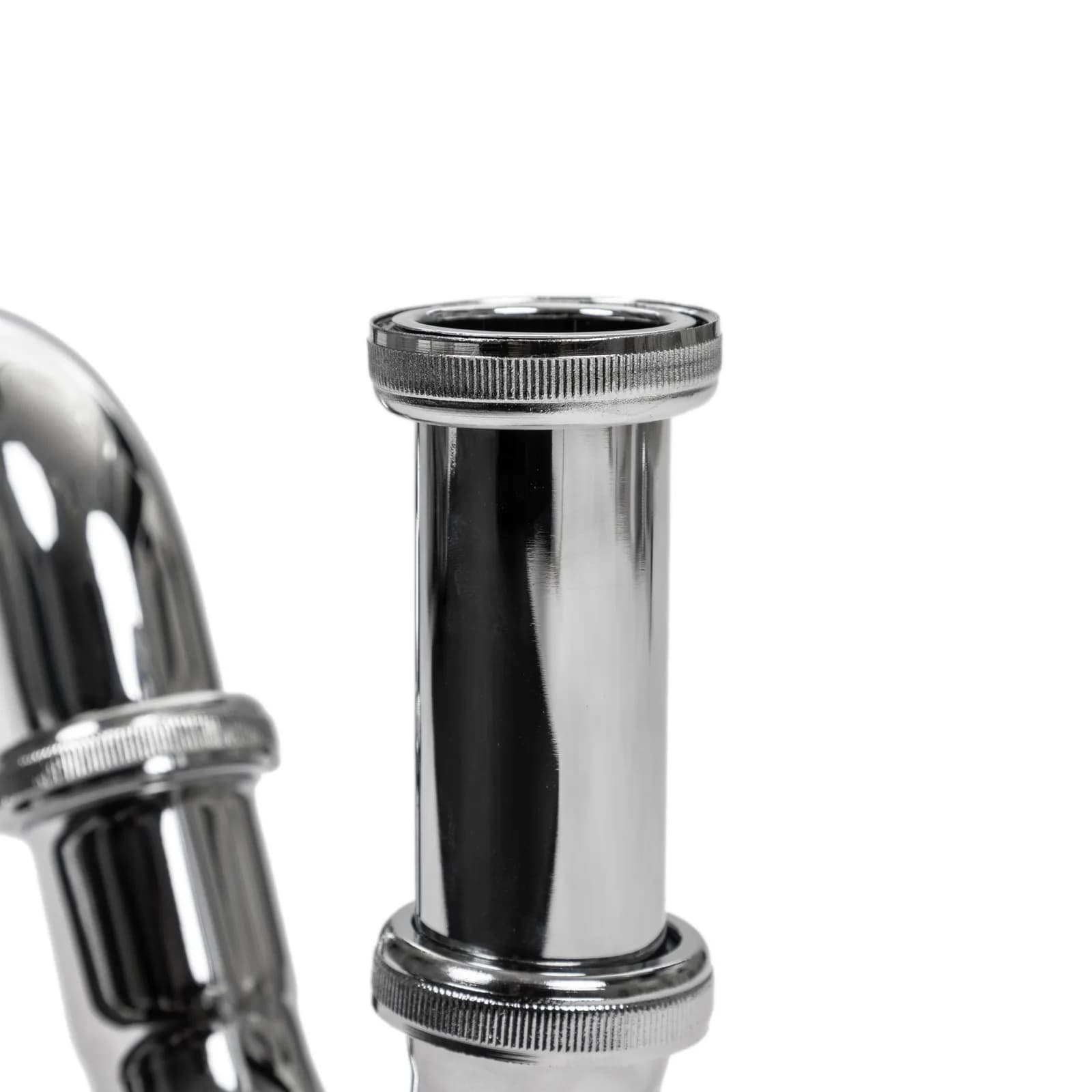 Sifone per scarico bidet con attacco standard cromo