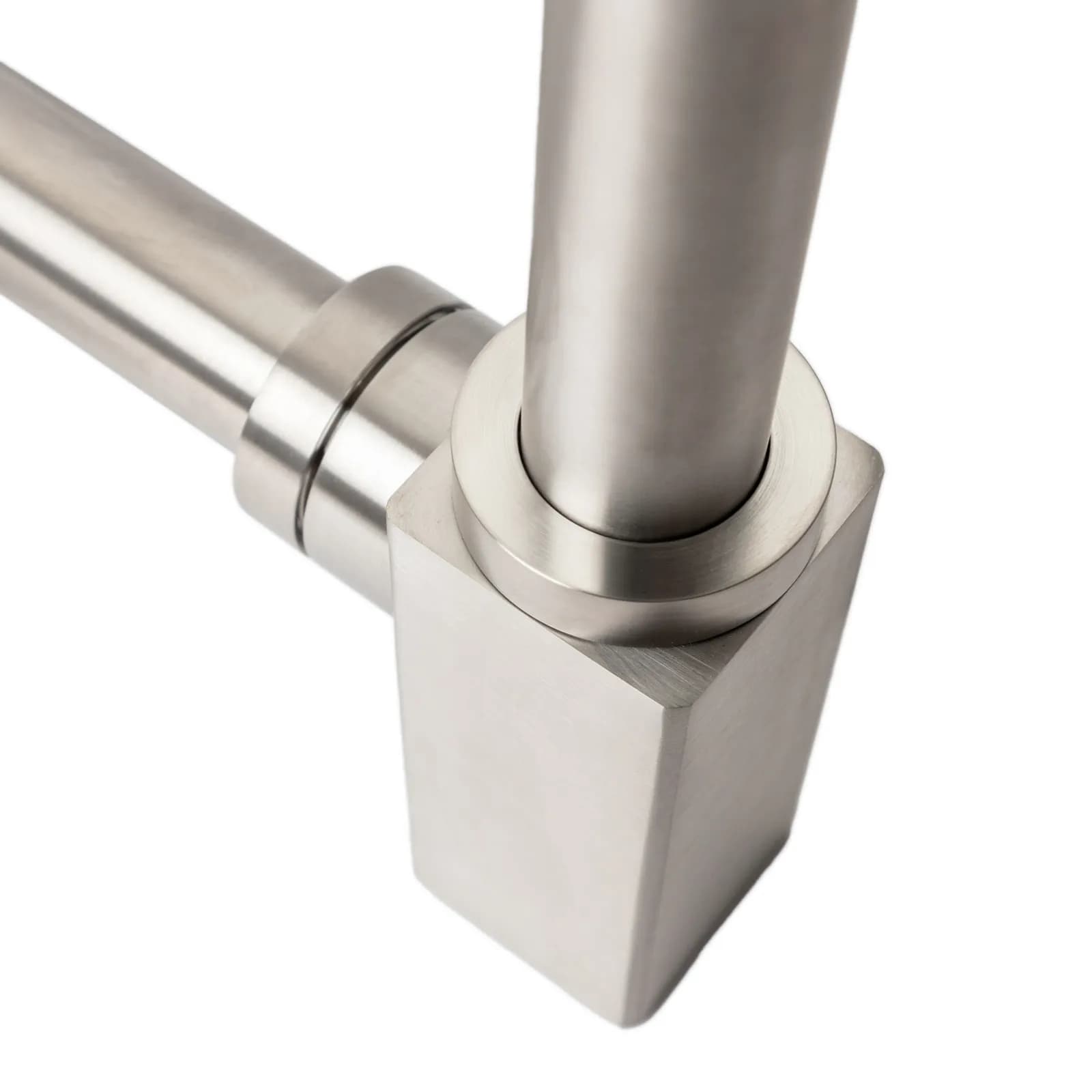 Sifone squadrato per lavabo in acciaio inox 316 satinato – Pure