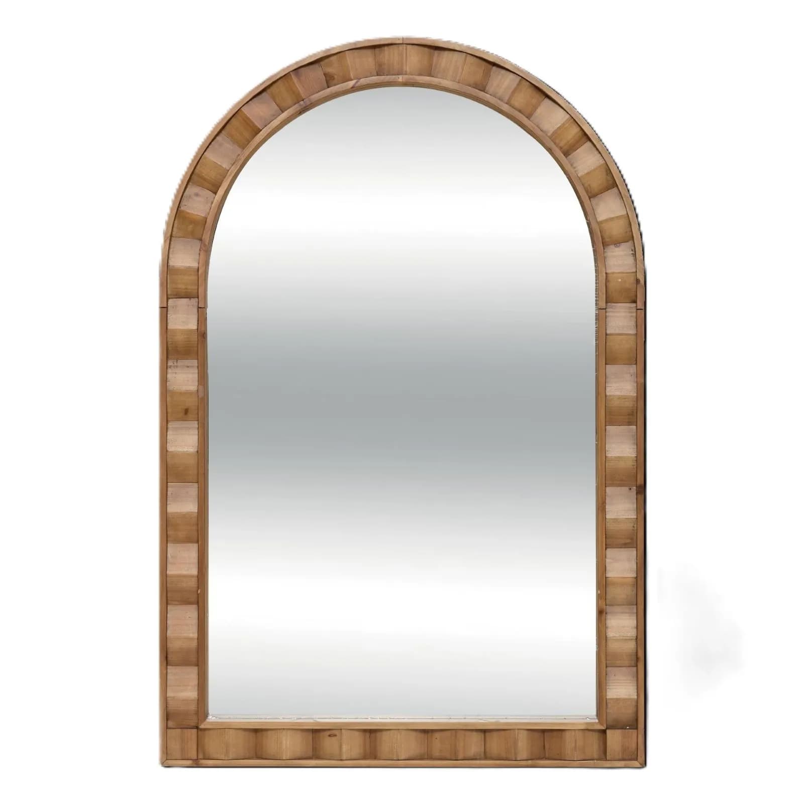 Specchio da interno 71x107h cm in legno naturale