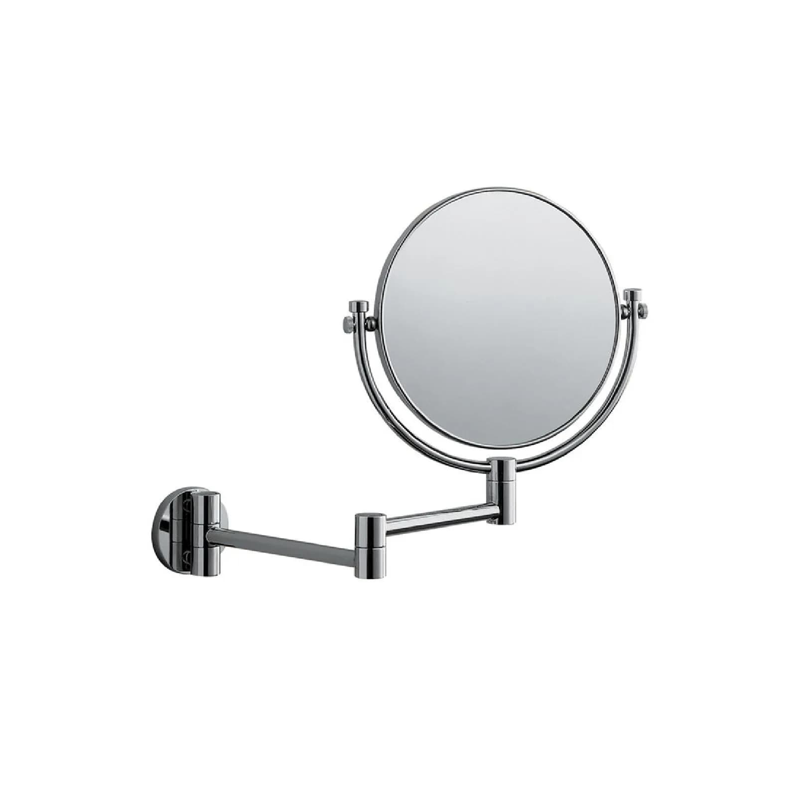 Specchio da trucco ingranditore 2x con supporto a muro estensibile - Michel di Gedy