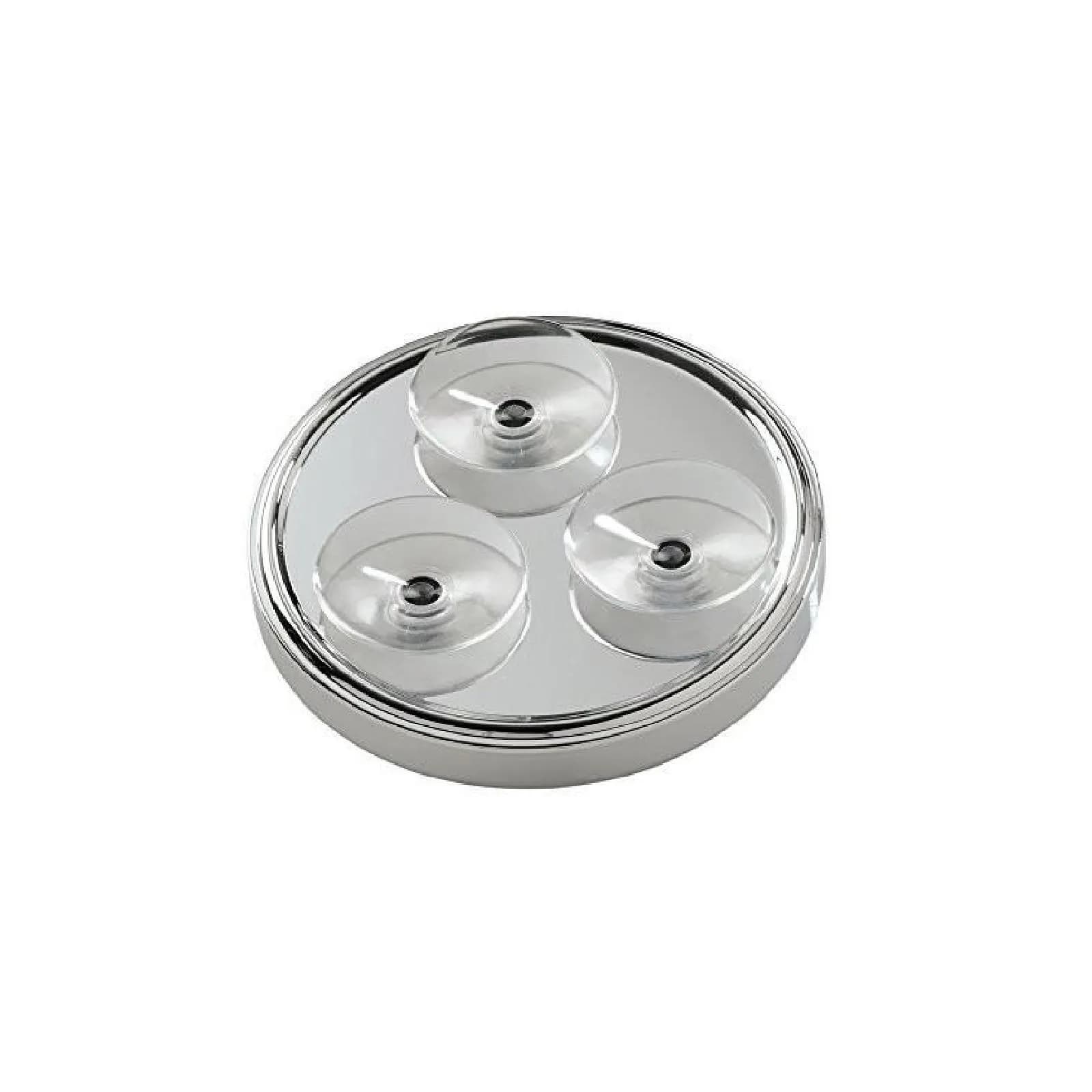 Specchio tondo Ø20 cm con ventose ingrandimento 5x - Gedy