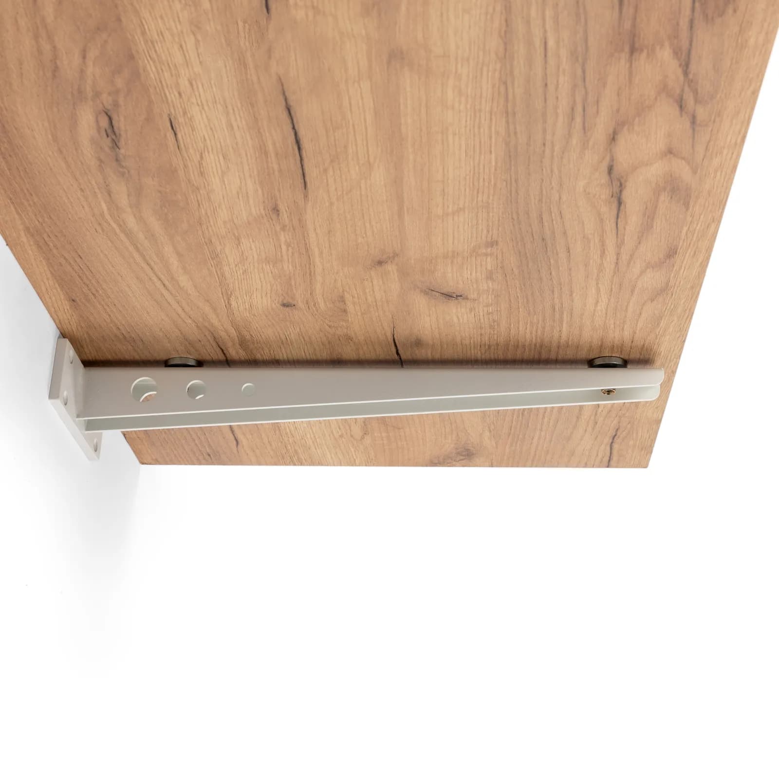 Staffa a L 45 cm regolabile in metallo per mensoloni bagno sospesi - Ghost