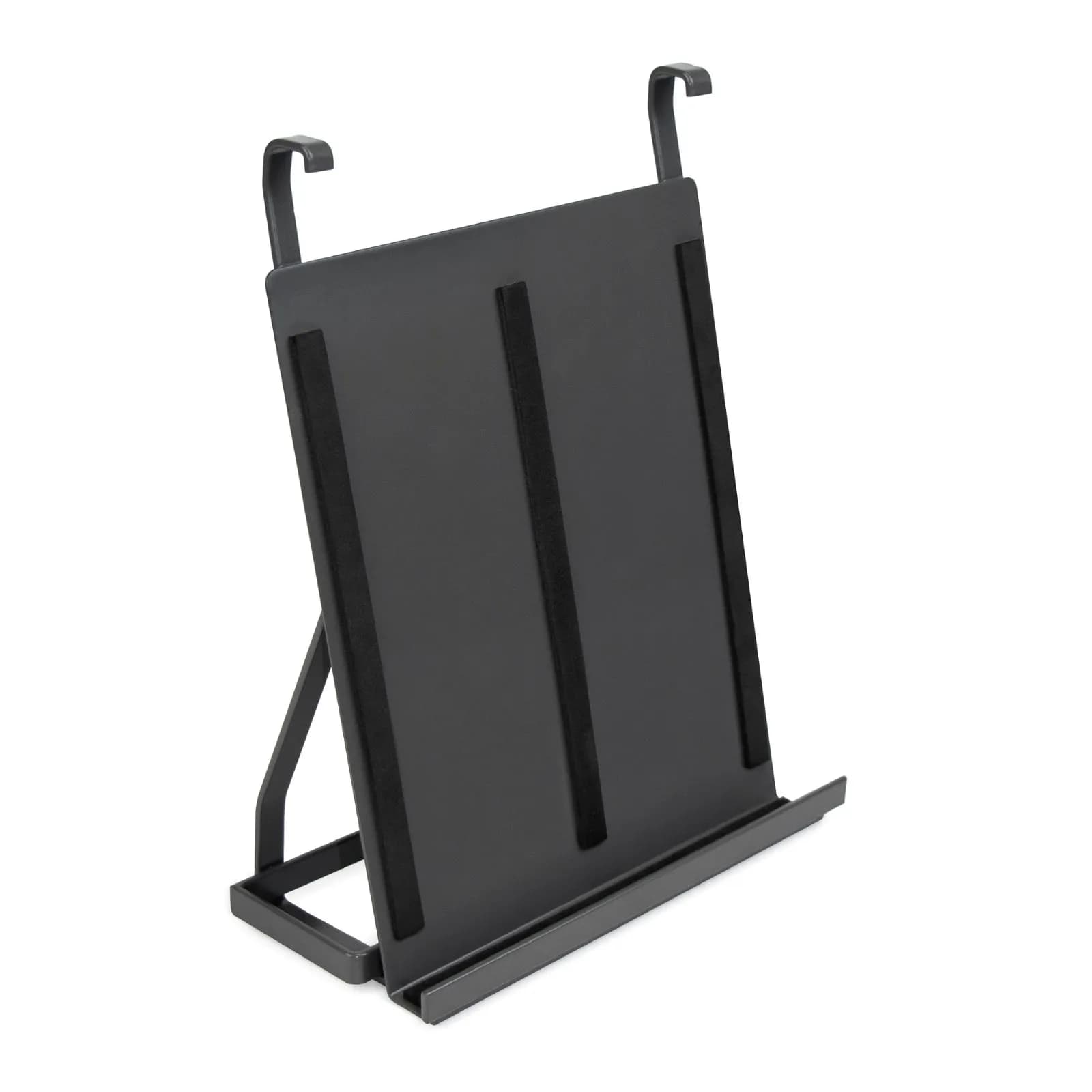 Supporto tablet per barra portautensili da cucina in acciaio antracite - Tensyo
