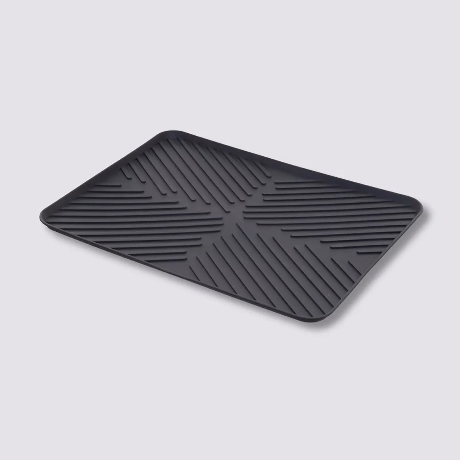 Tappetino scolapiatti flessibile 40x30 cm grigio antracite