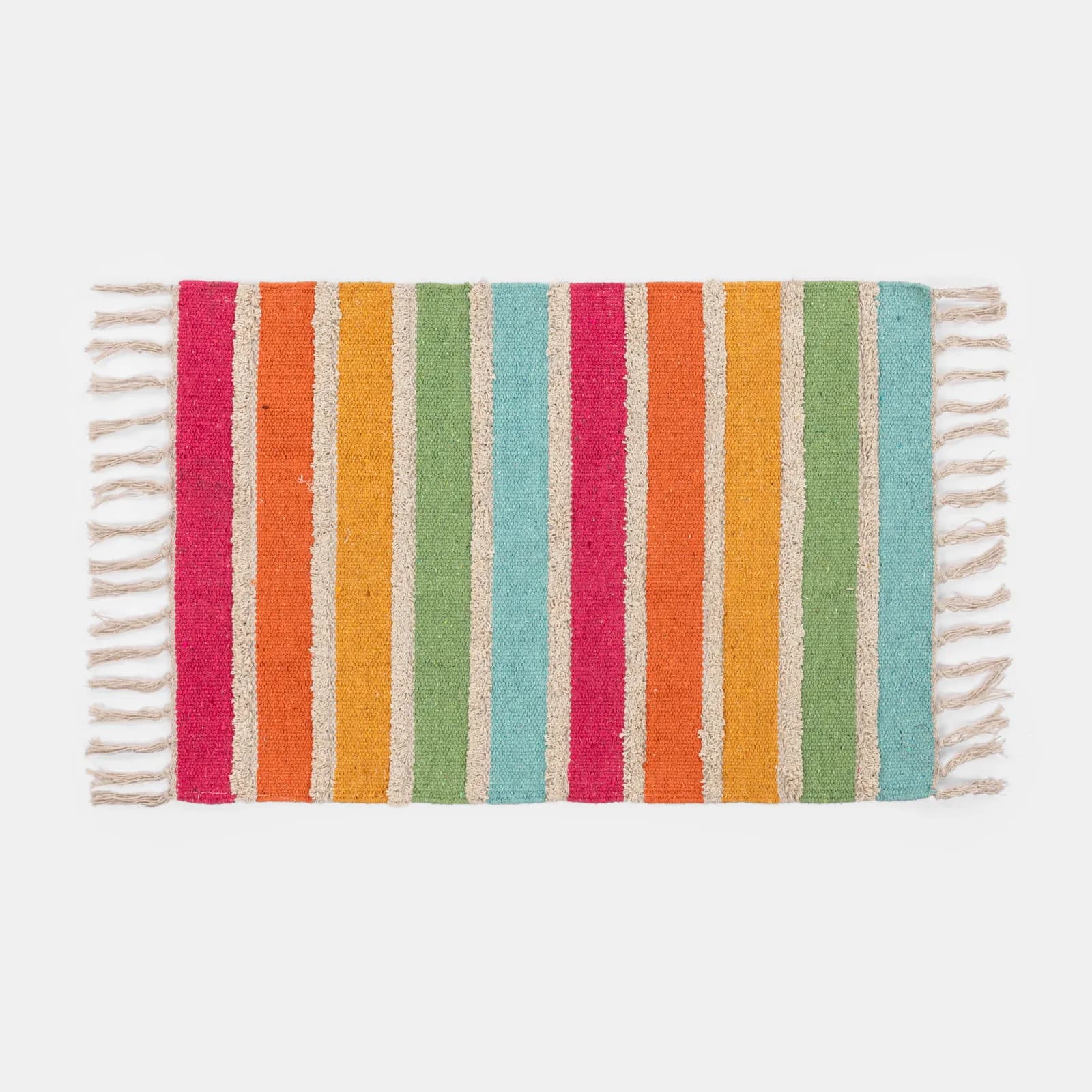 Tappeto 50x70 cm in cotone multicolore