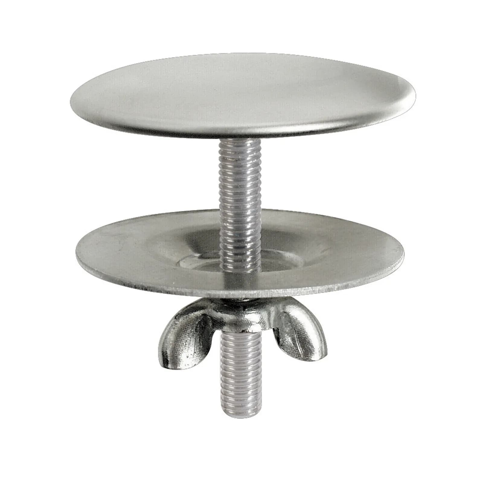 Tappo copriforo in acciaio inox per lavabo bagno diametro 44 mm