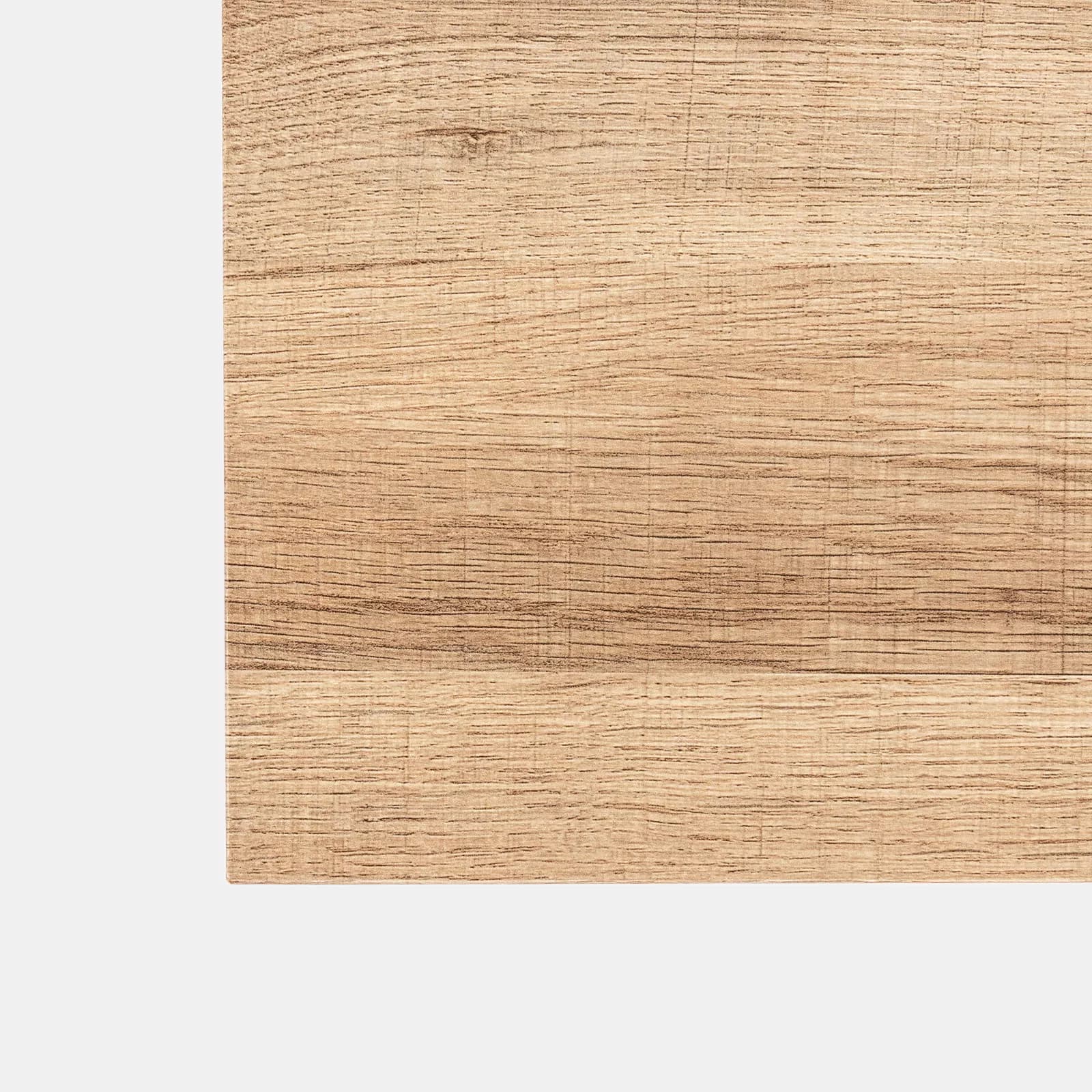 Tavolino 120x60 cm top rovere e gambe in metallo nere - Morfeo