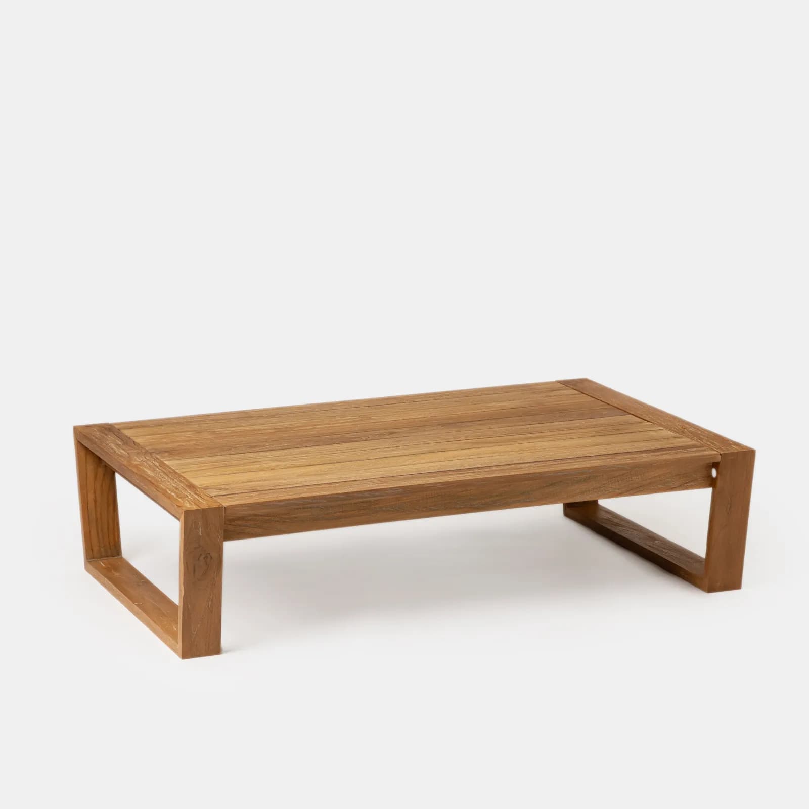 Tavolino 120x80 in legno teak naturale - Cairo