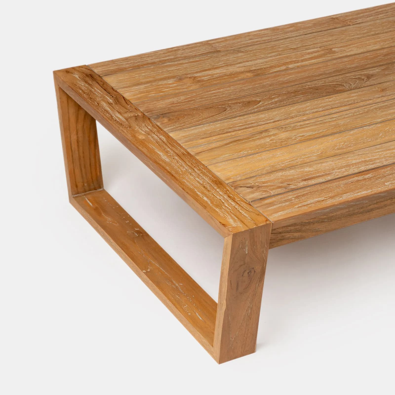 Tavolino 120x80 in legno teak naturale - Cairo