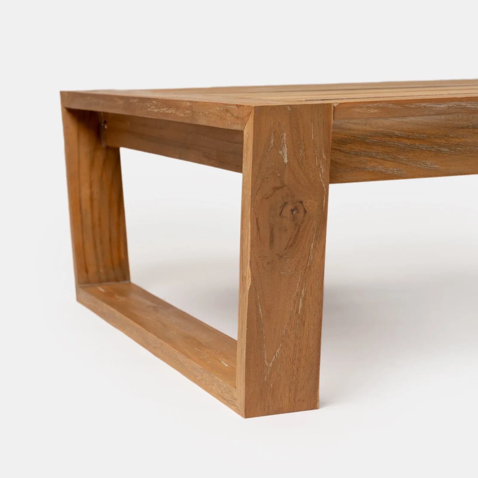 Tavolino 120x80 in legno teak naturale - Cairo