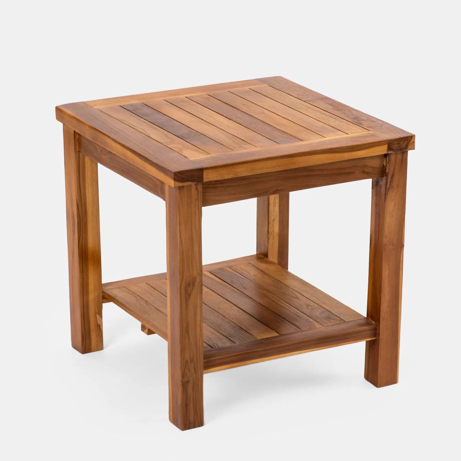 Tavolino da giardino 50x50 cm in legno teak - Louis