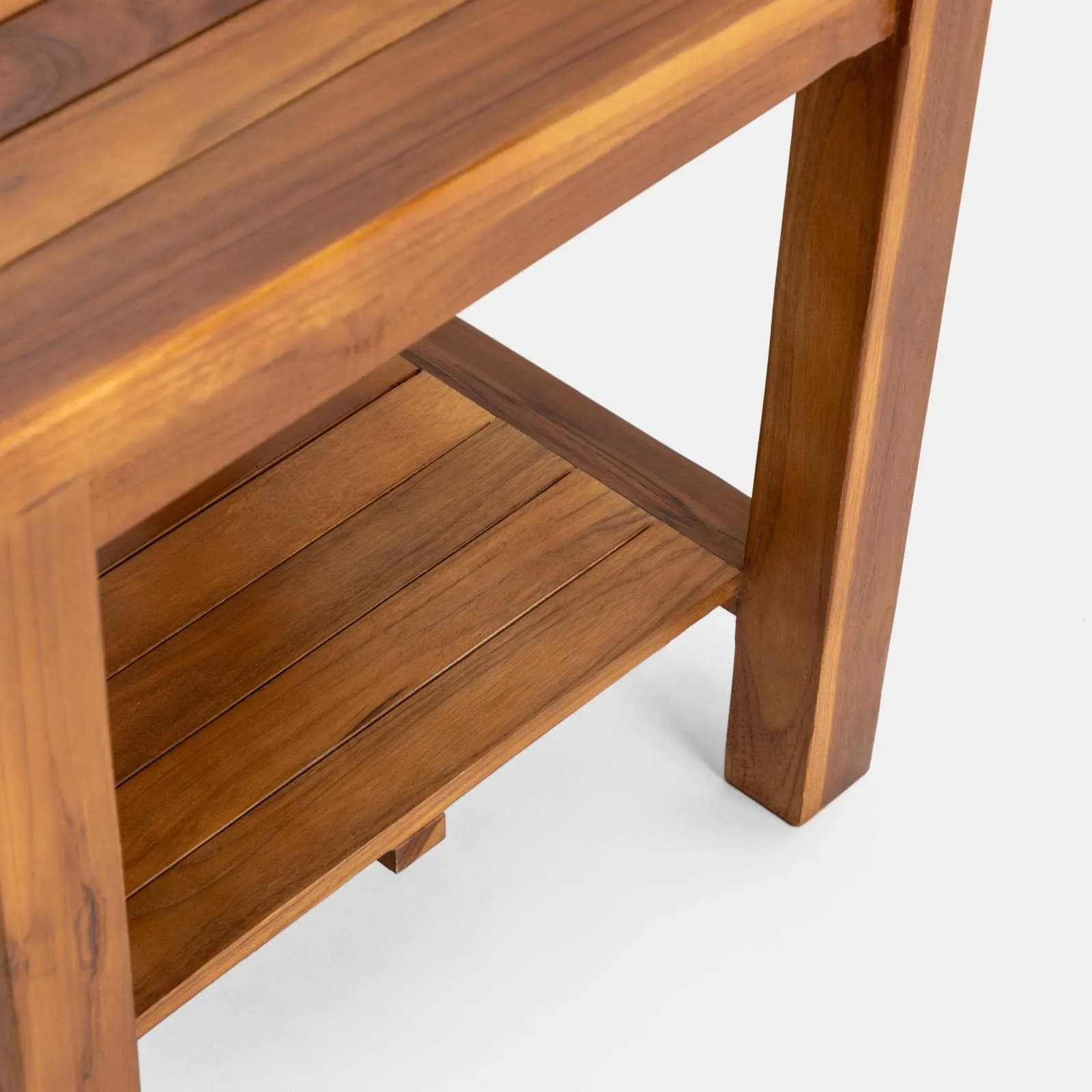 Tavolino da giardino 50x50 cm in legno teak - Louis