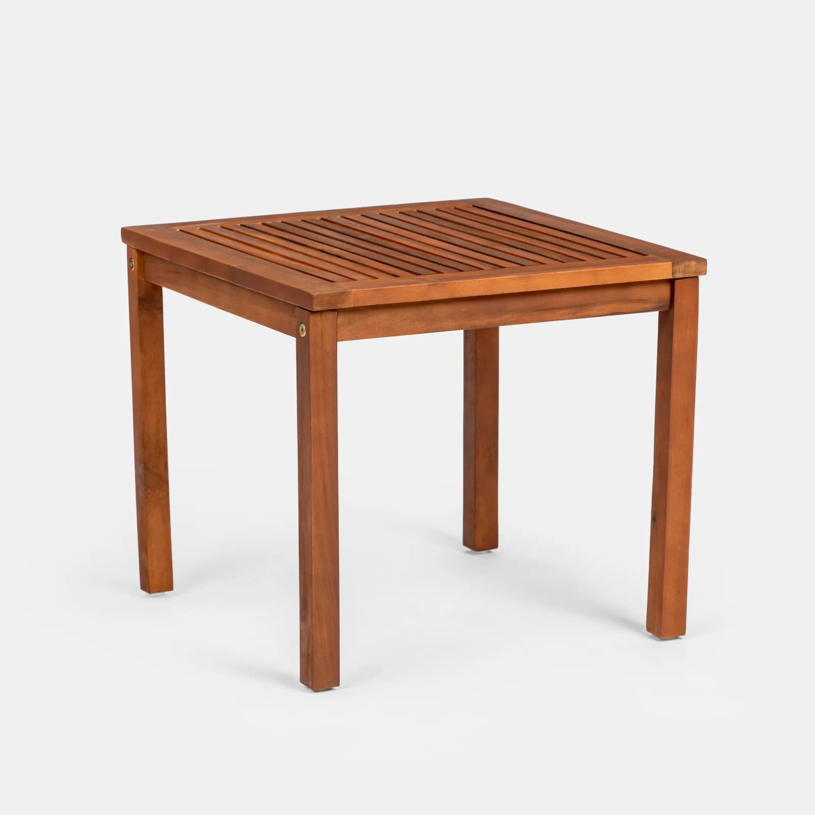 Tavolino da giardino 51x51 cm in legno di acacia - Maravilia