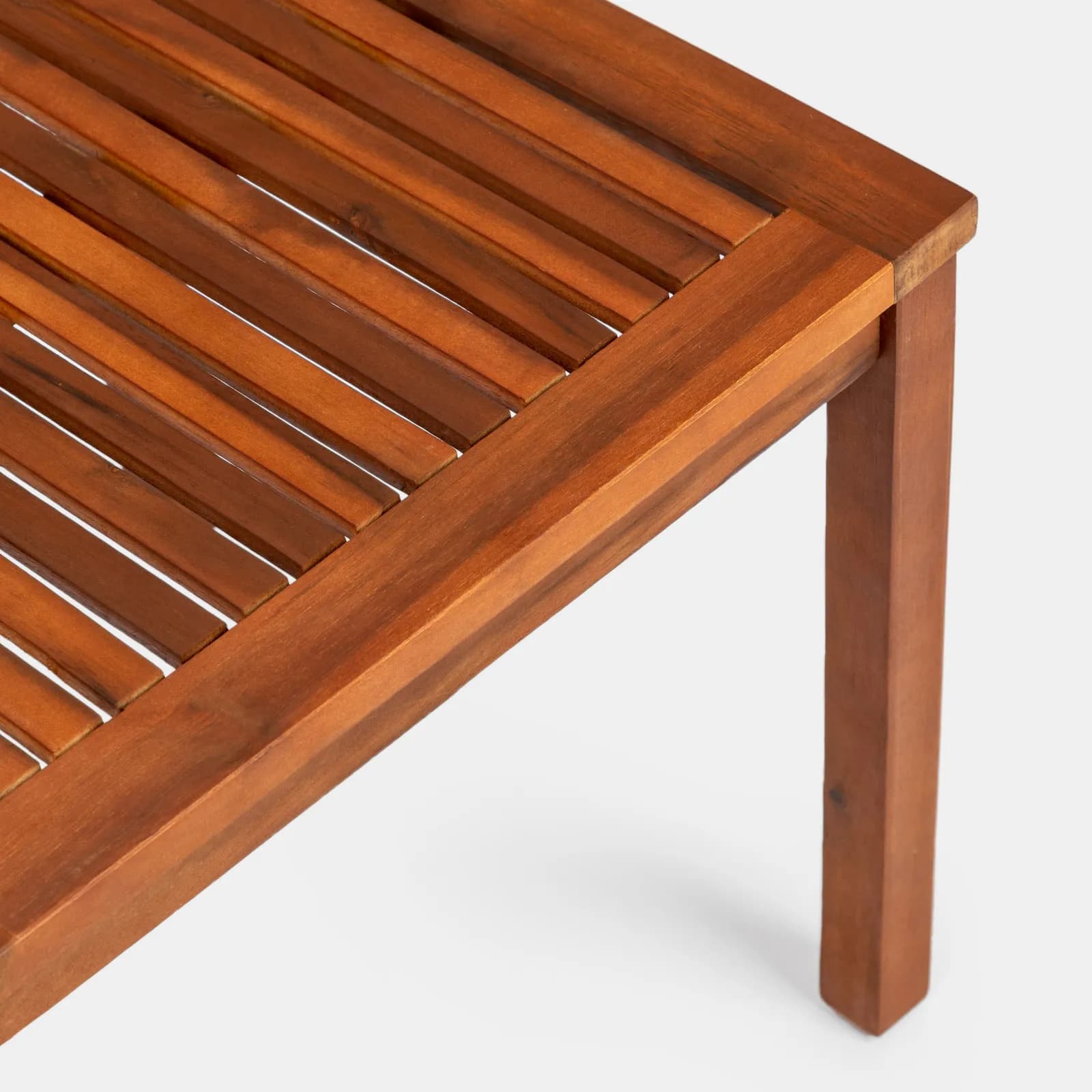Tavolino da giardino 51x51 cm in legno di acacia - Maravilia