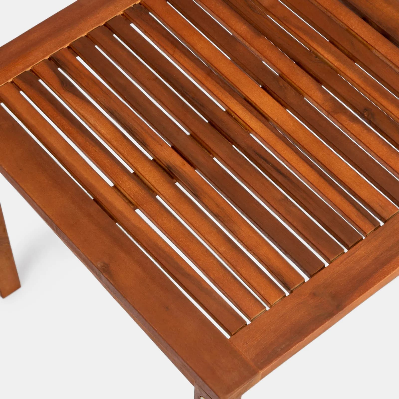 Tavolino da giardino 51x51 cm in legno di acacia - Maravilia