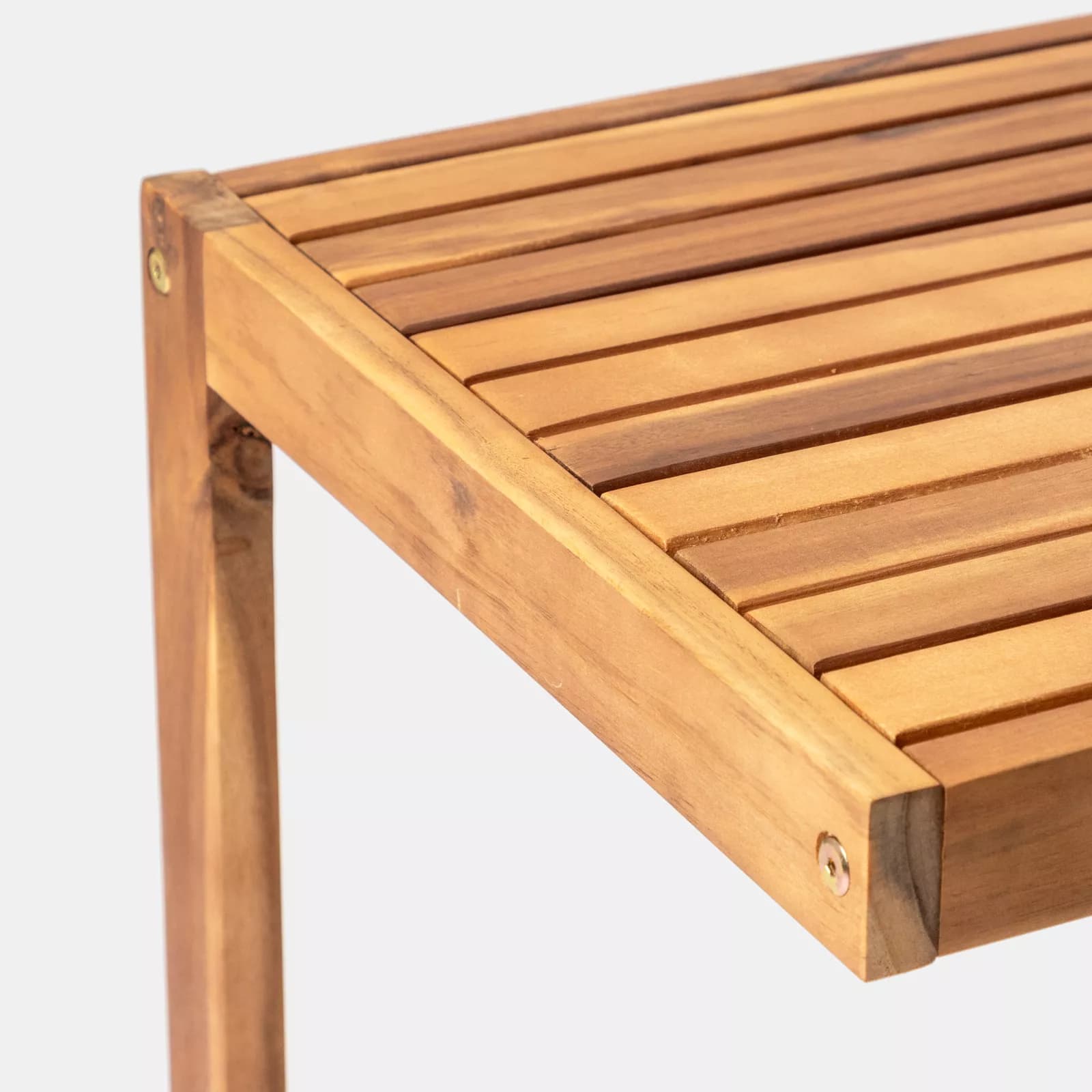 Tavolino da giardino in legno massello di acacia 40x43 cm - Nauru