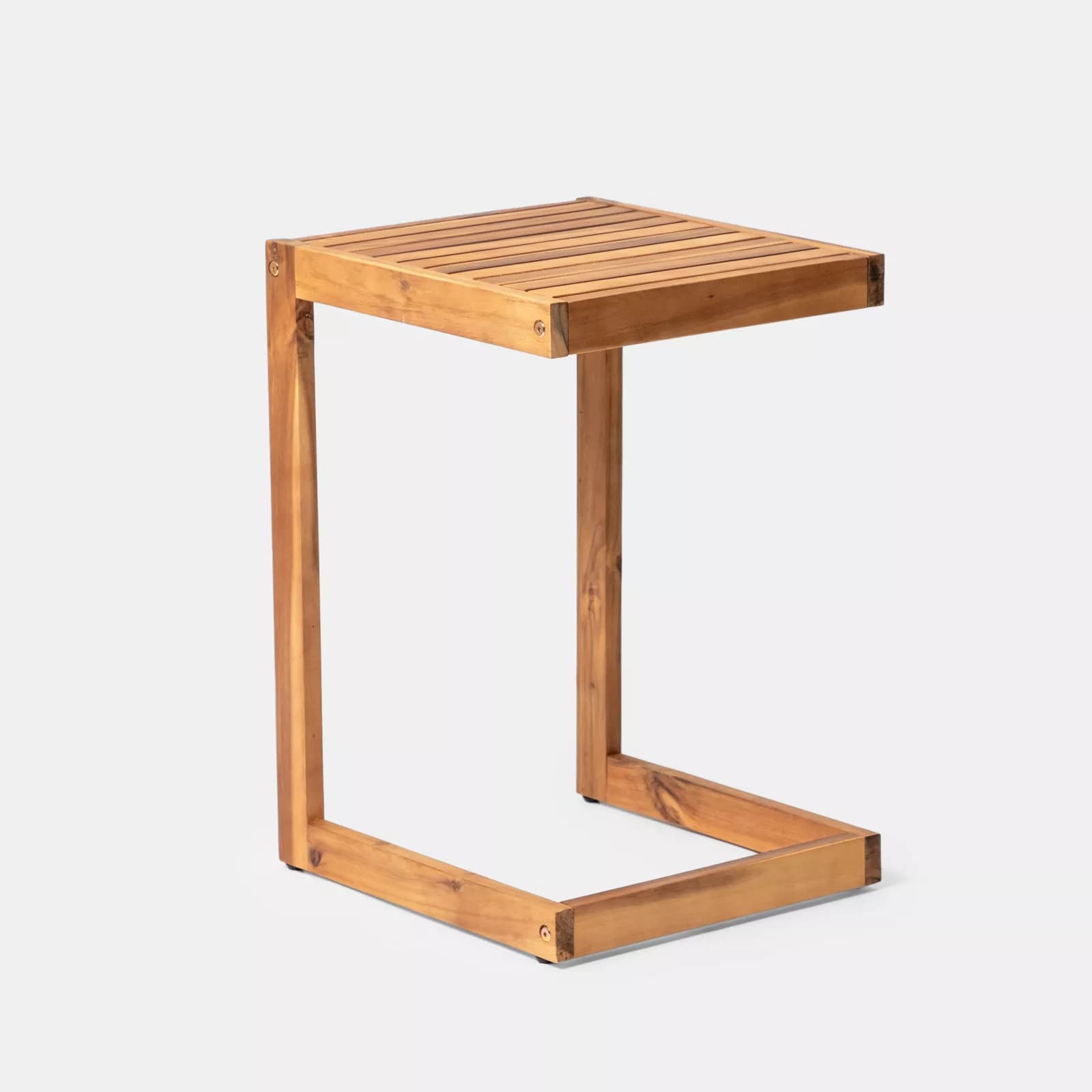 Tavolino da giardino in legno massello di acacia 40x43 cm - Nauru