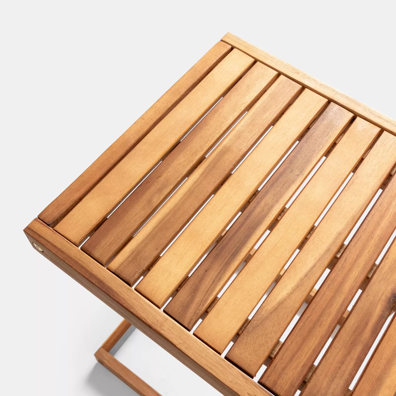Tavolino da giardino in legno massello di acacia 40x43 cm - Nauru