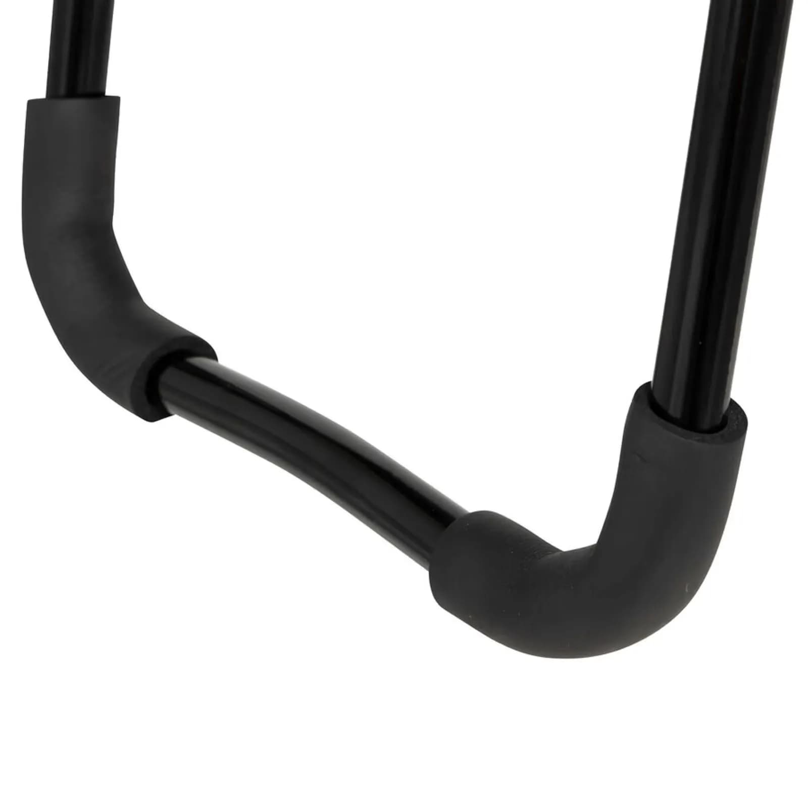 Tavolino pieghevole 48x30 cm in legno naturale e nero con porta tablet