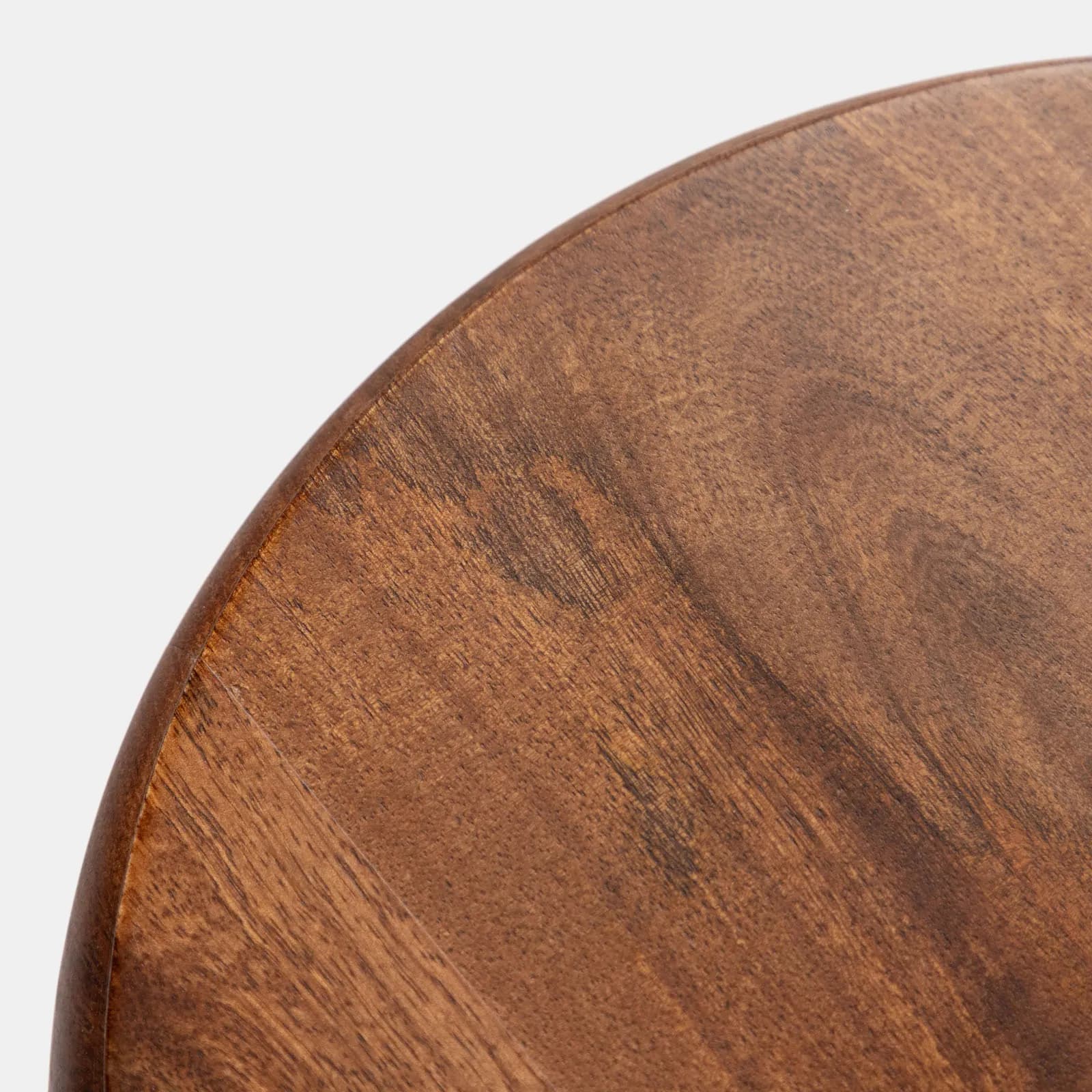 Tavolino rotondo 30 cm in legno di mango naturale - Julian
