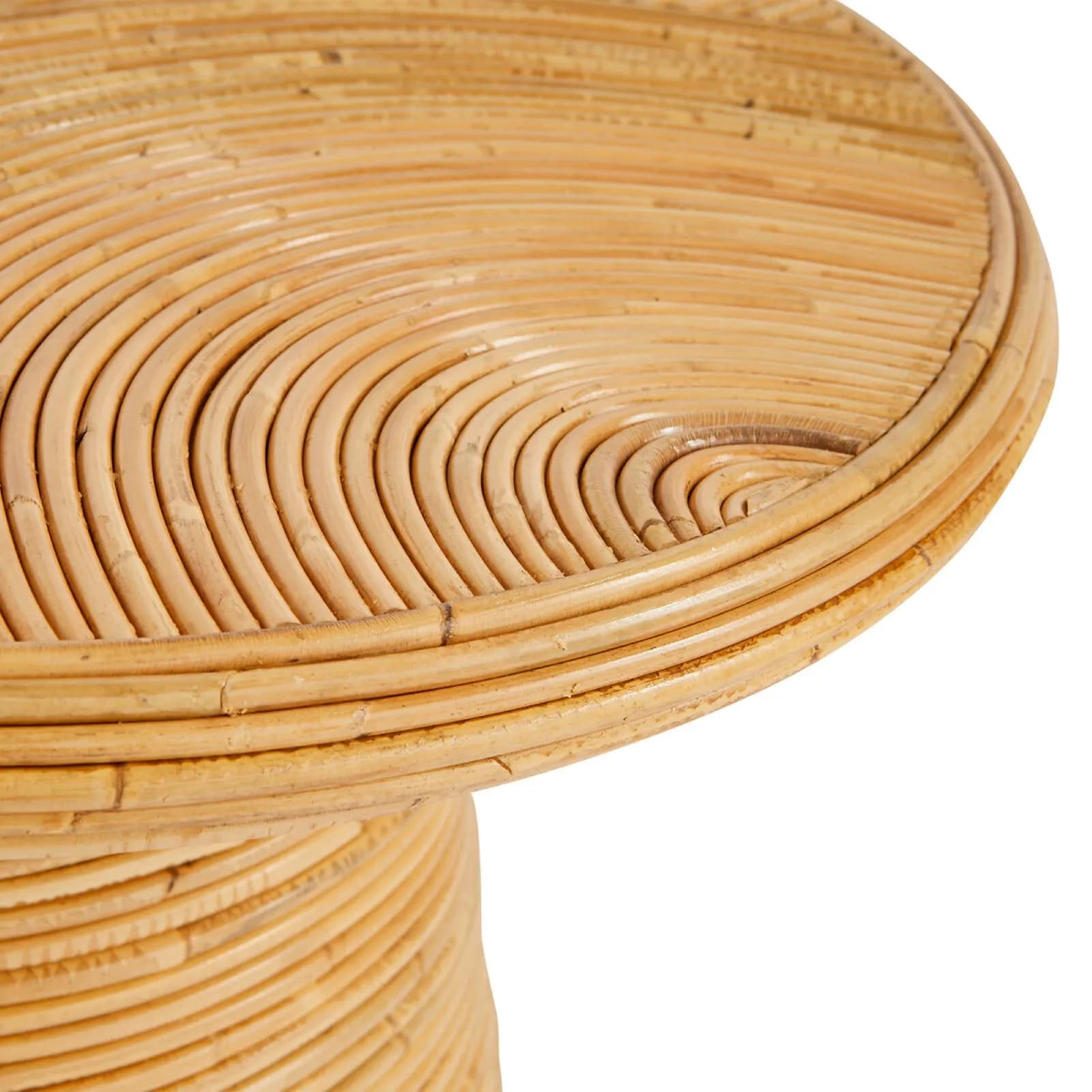 Tavolino rotondo 70 cm in rattan naturale - Namibia