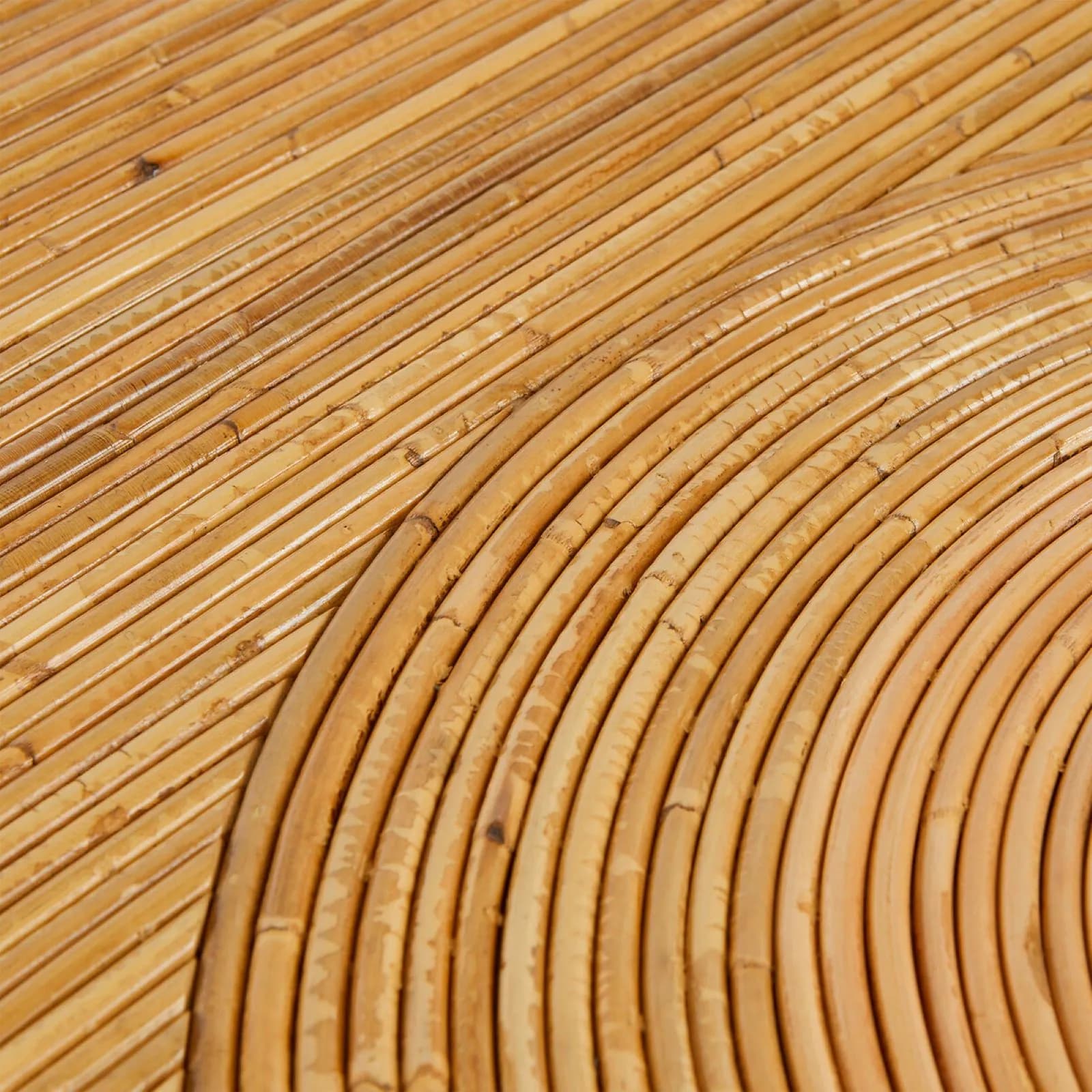 Tavolino rotondo 70 cm in rattan naturale - Namibia