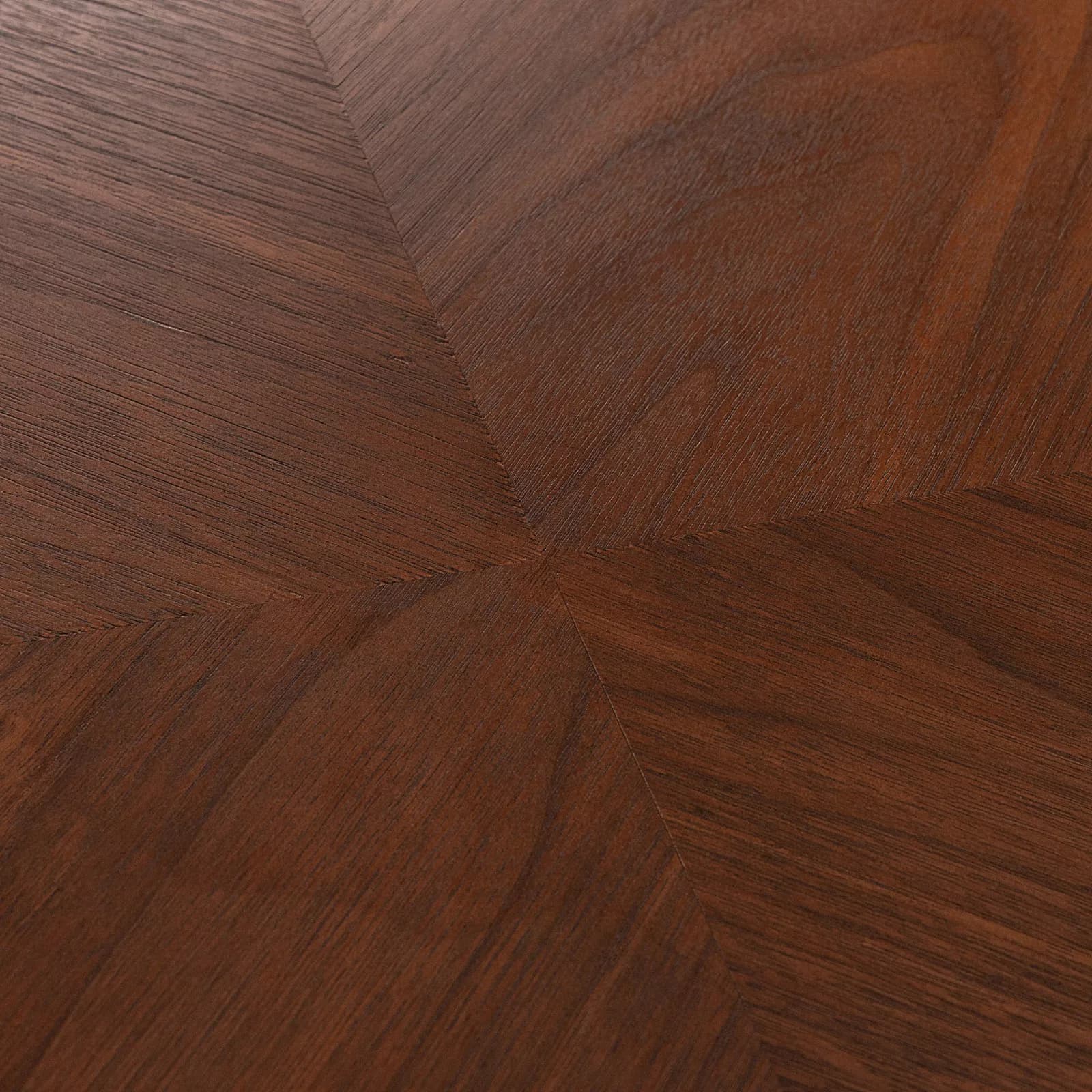 Tavolo da pranzo rotondo 120 cm effetto rovere e gambe in metallo nero - Trico