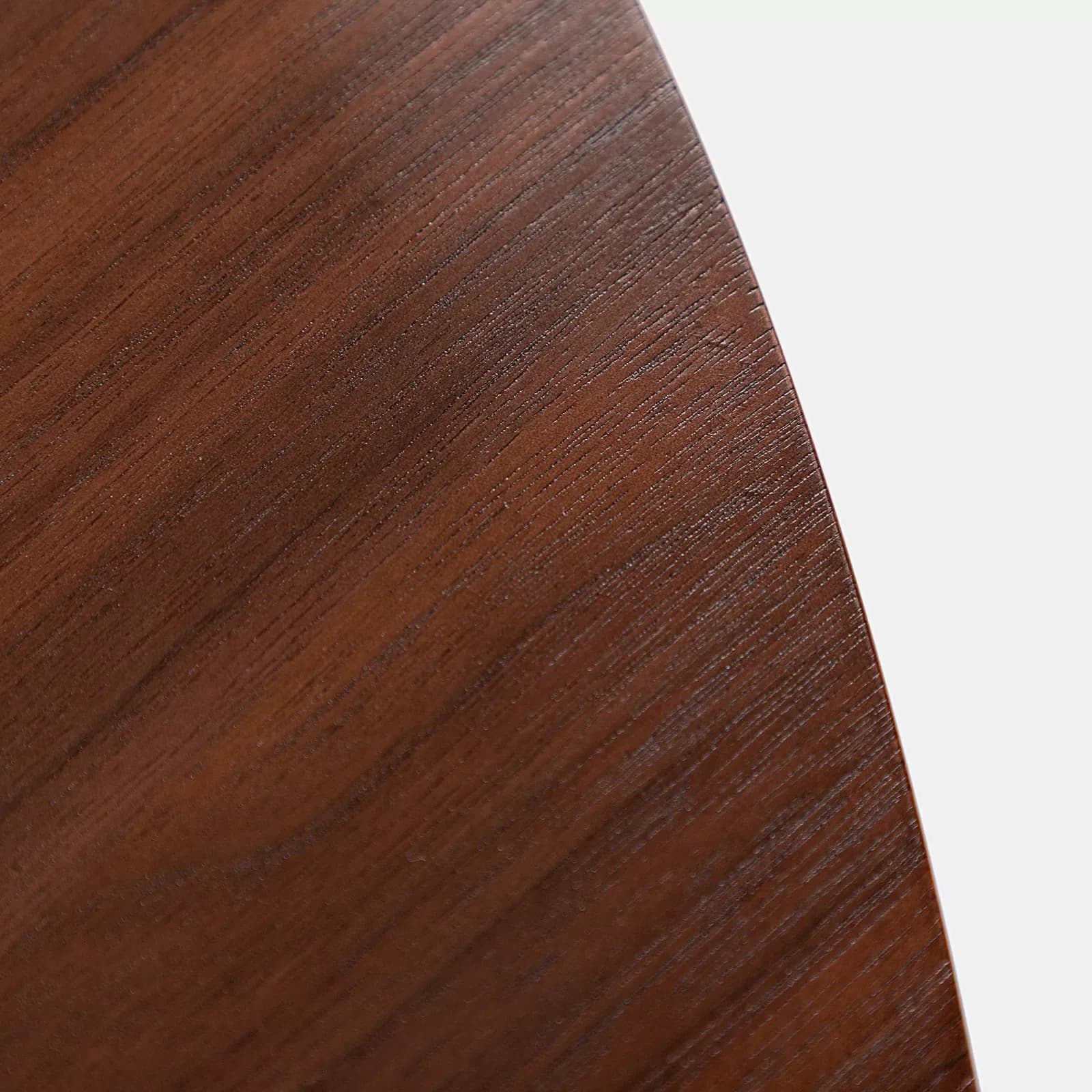 Tavolo da pranzo rotondo 120 cm effetto rovere e gambe in metallo nero - Trico