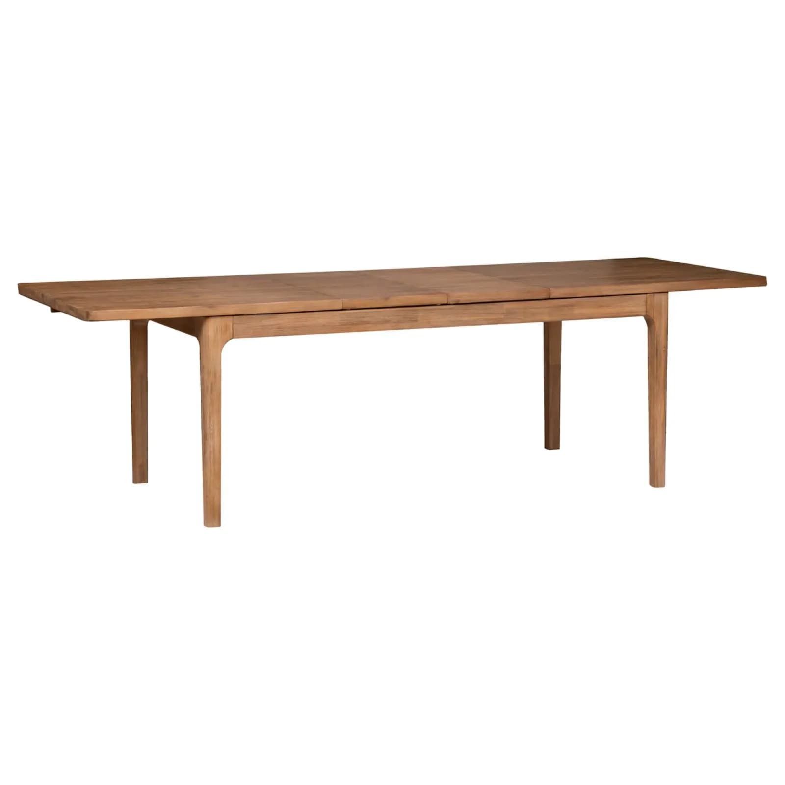 Tavolo allungabile 180-260x90 cm in legno di acacia naturale - Camilla