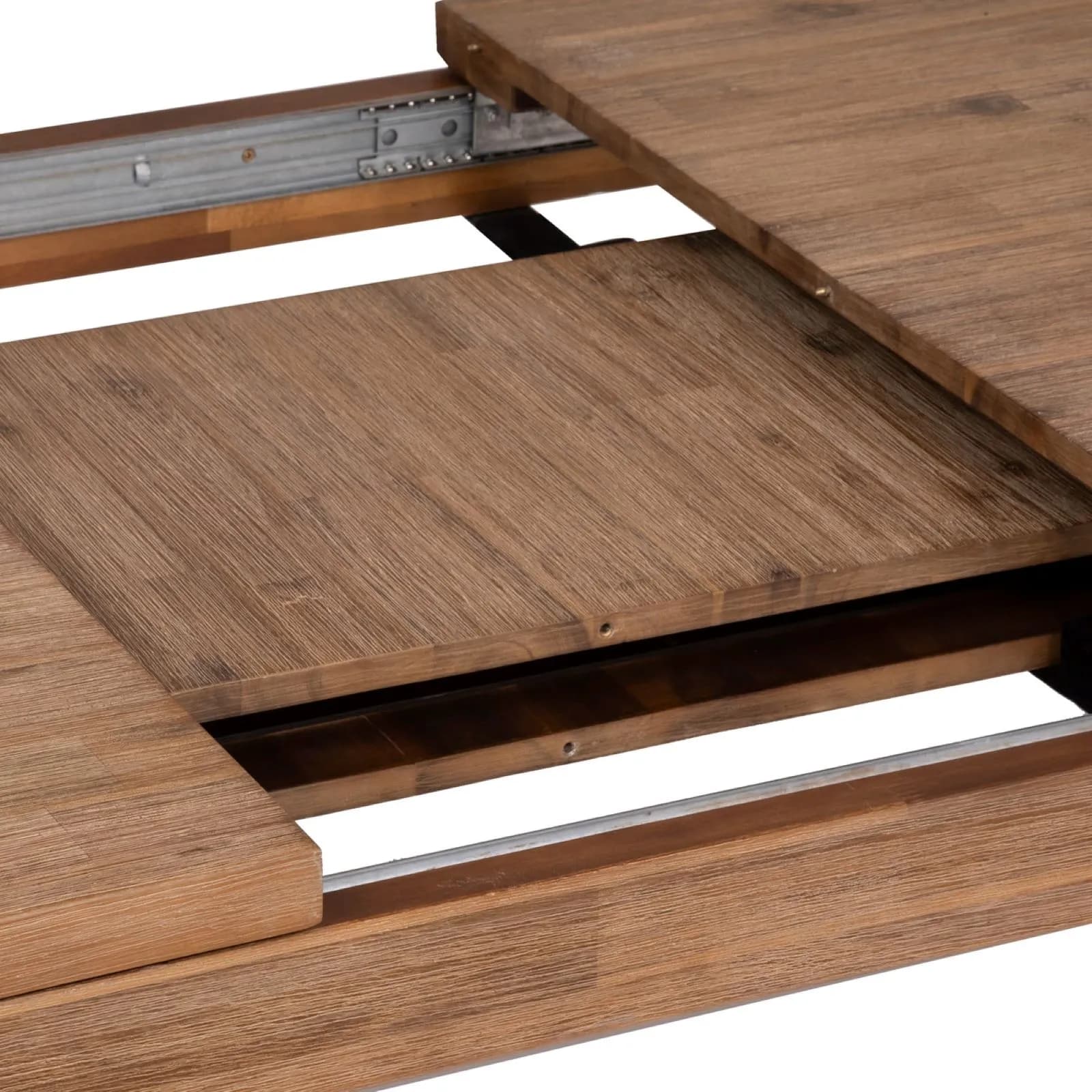 Tavolo allungabile 180-260x90 cm in legno di acacia naturale - Camilla