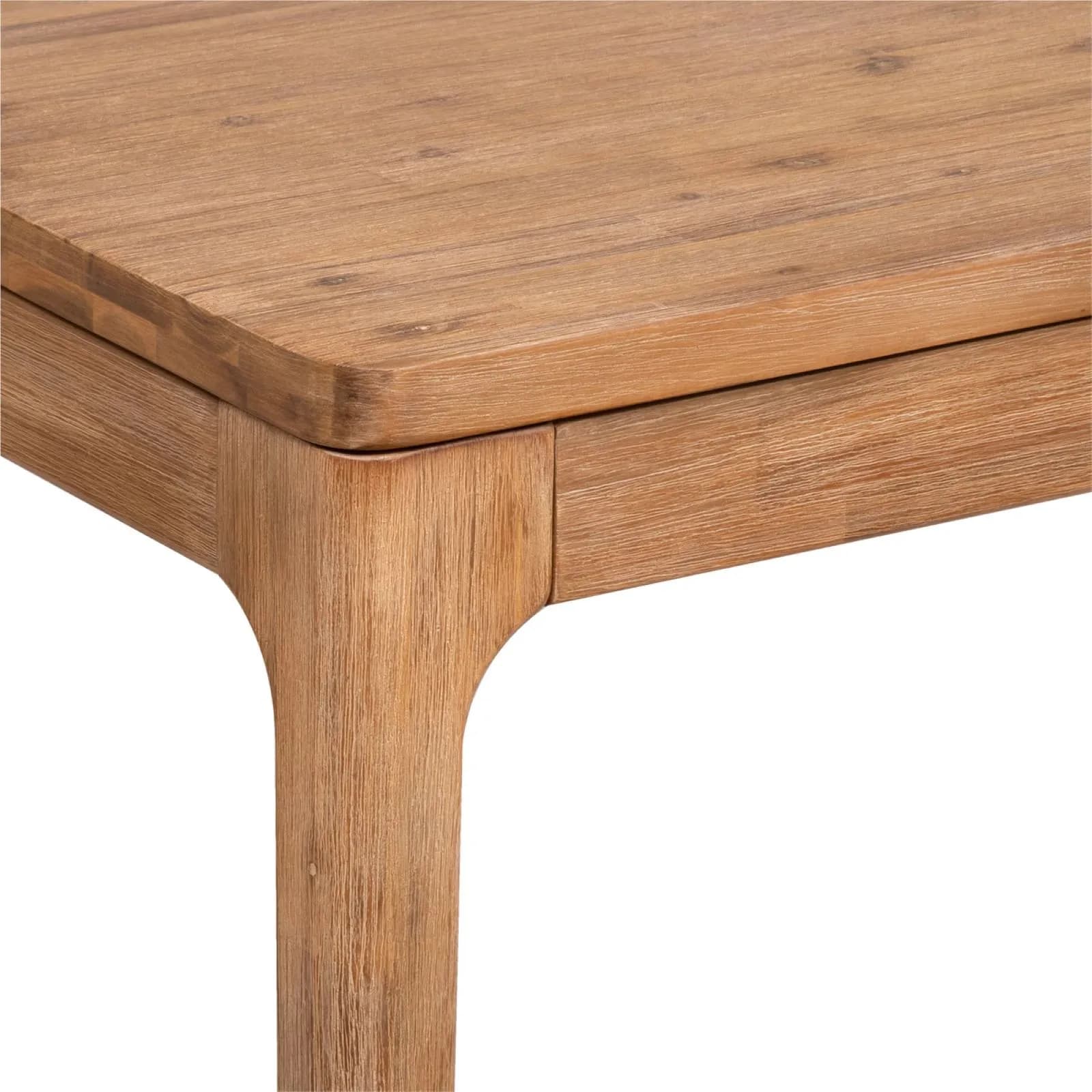 Tavolo allungabile 180-260x90 cm in legno di acacia naturale - Camilla