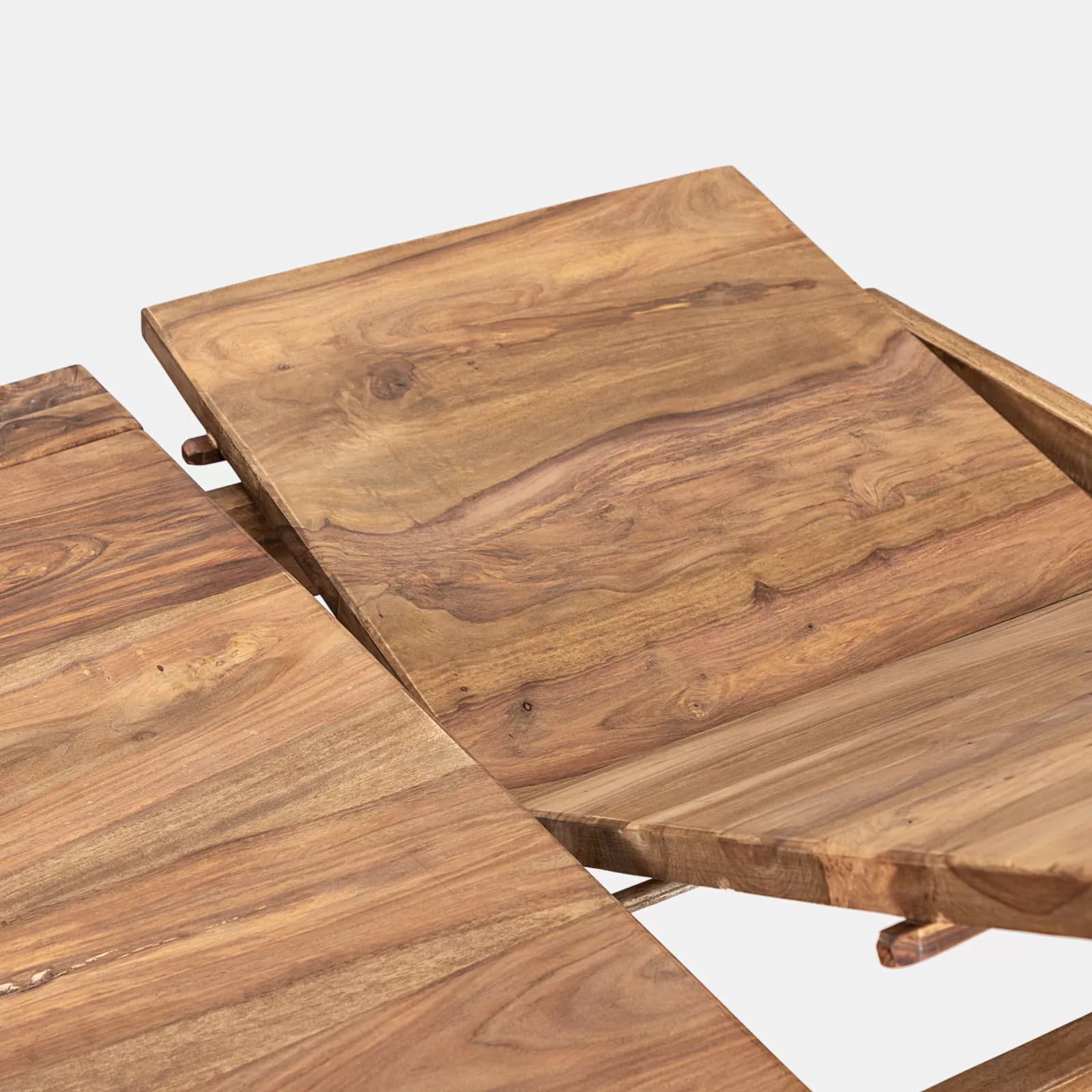 Tavolo allungabile 180-280x100 cm in legno sheesham - Freia Sheesham