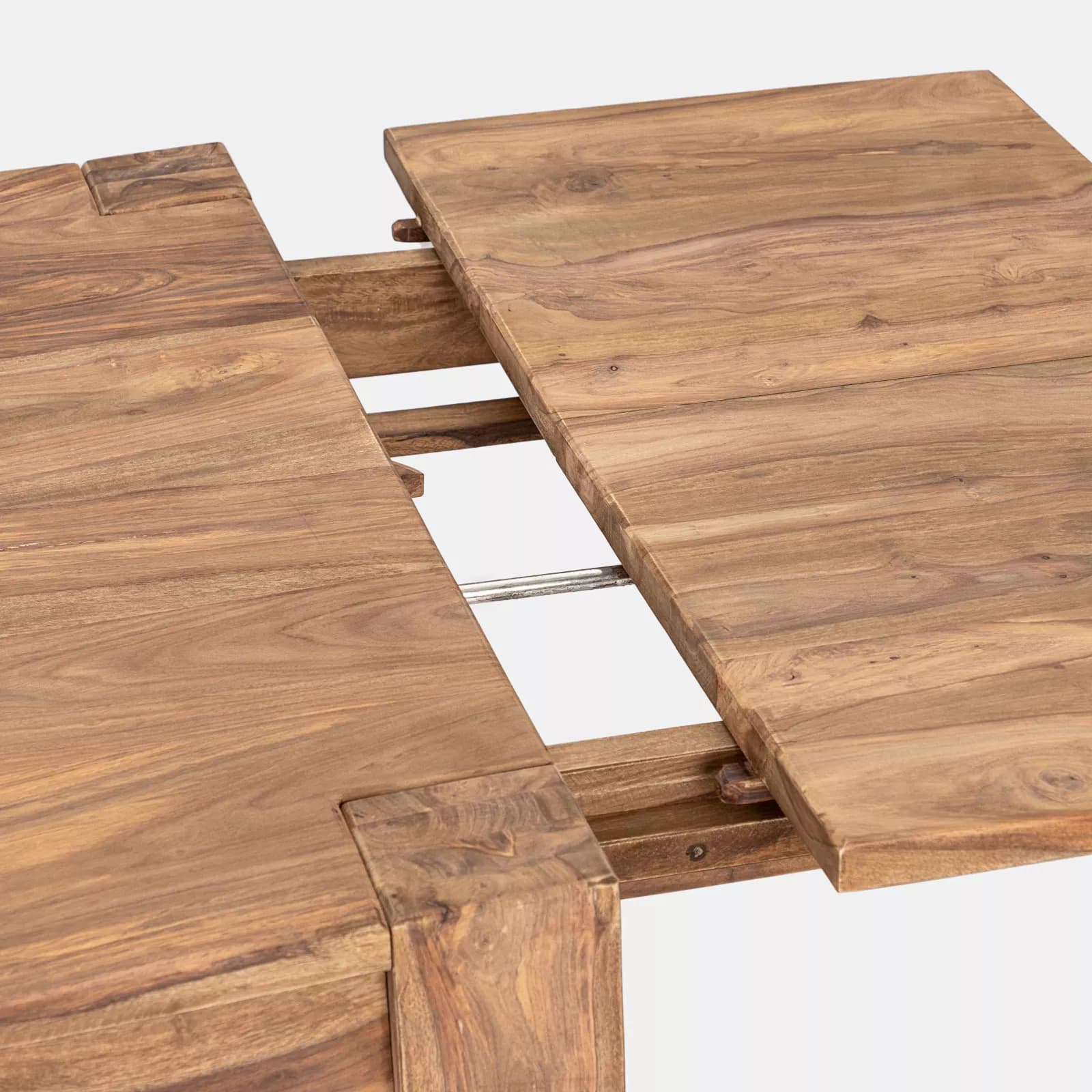 Tavolo allungabile 180-280x100 cm in legno sheesham - Freia Sheesham