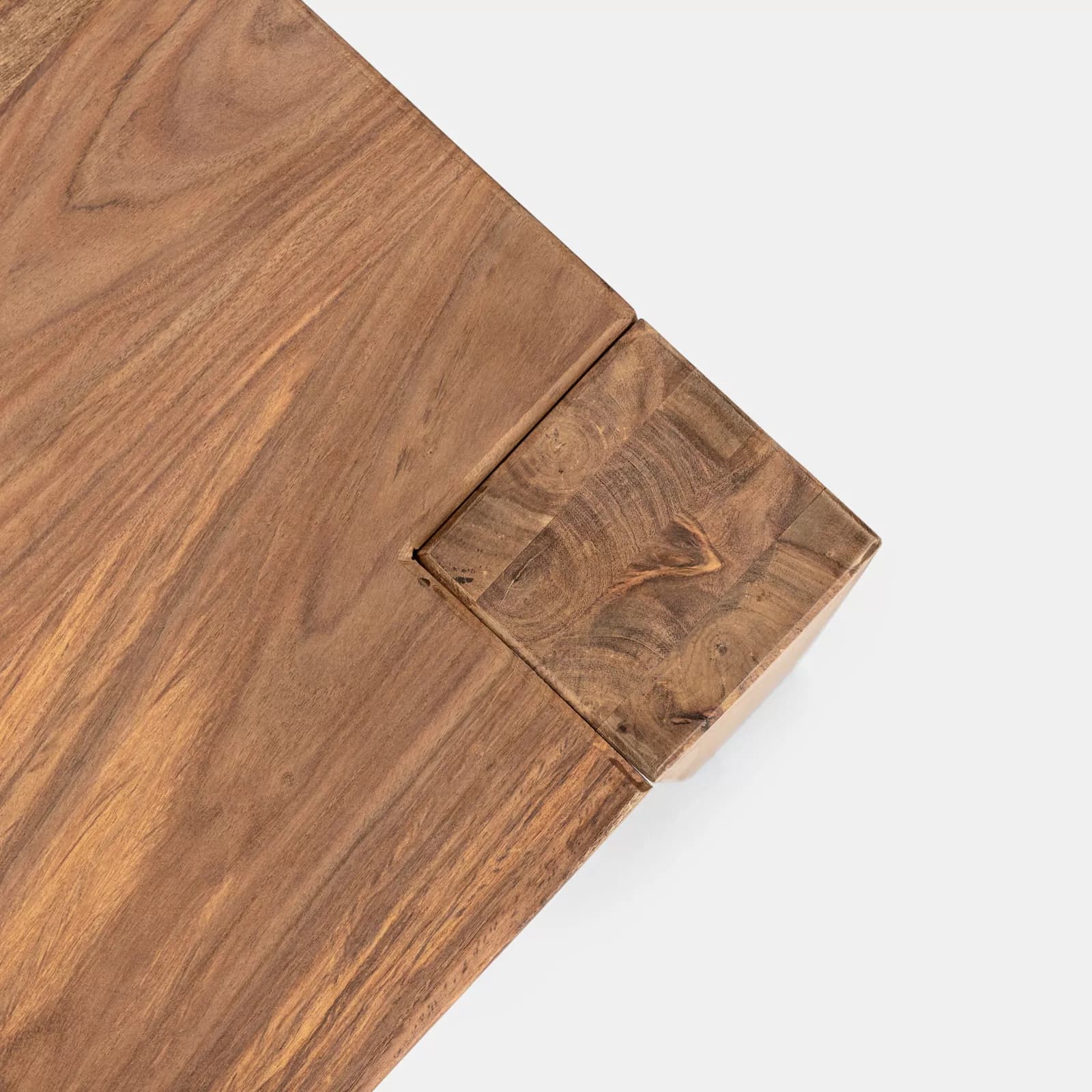 Tavolo allungabile 180-280x100 cm in legno sheesham - Freia Sheesham